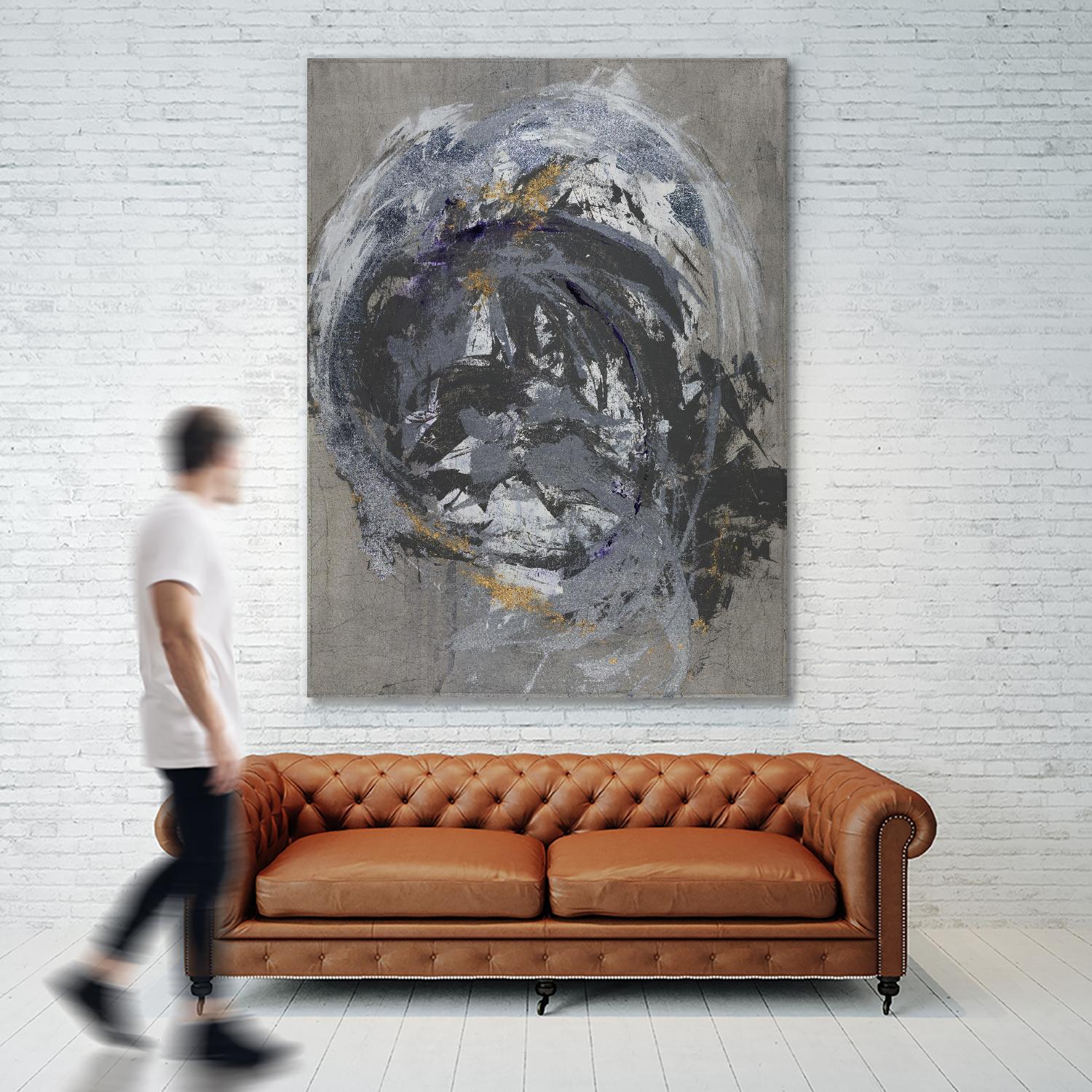 Gold Dig by Daleno Art on GIANT ART - gold abstract abstrait