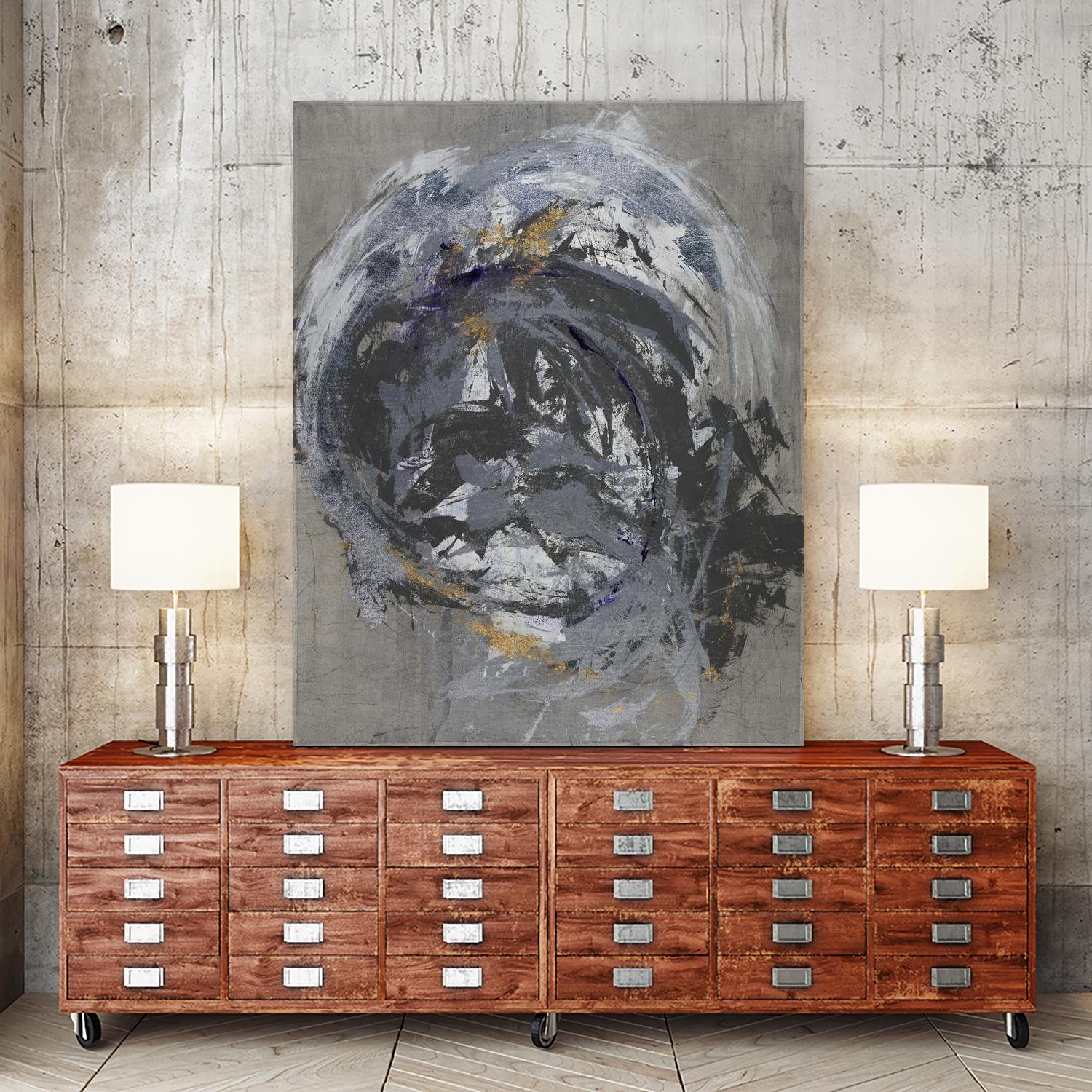 Gold Dig by Daleno Art on GIANT ART - gold abstract abstrait