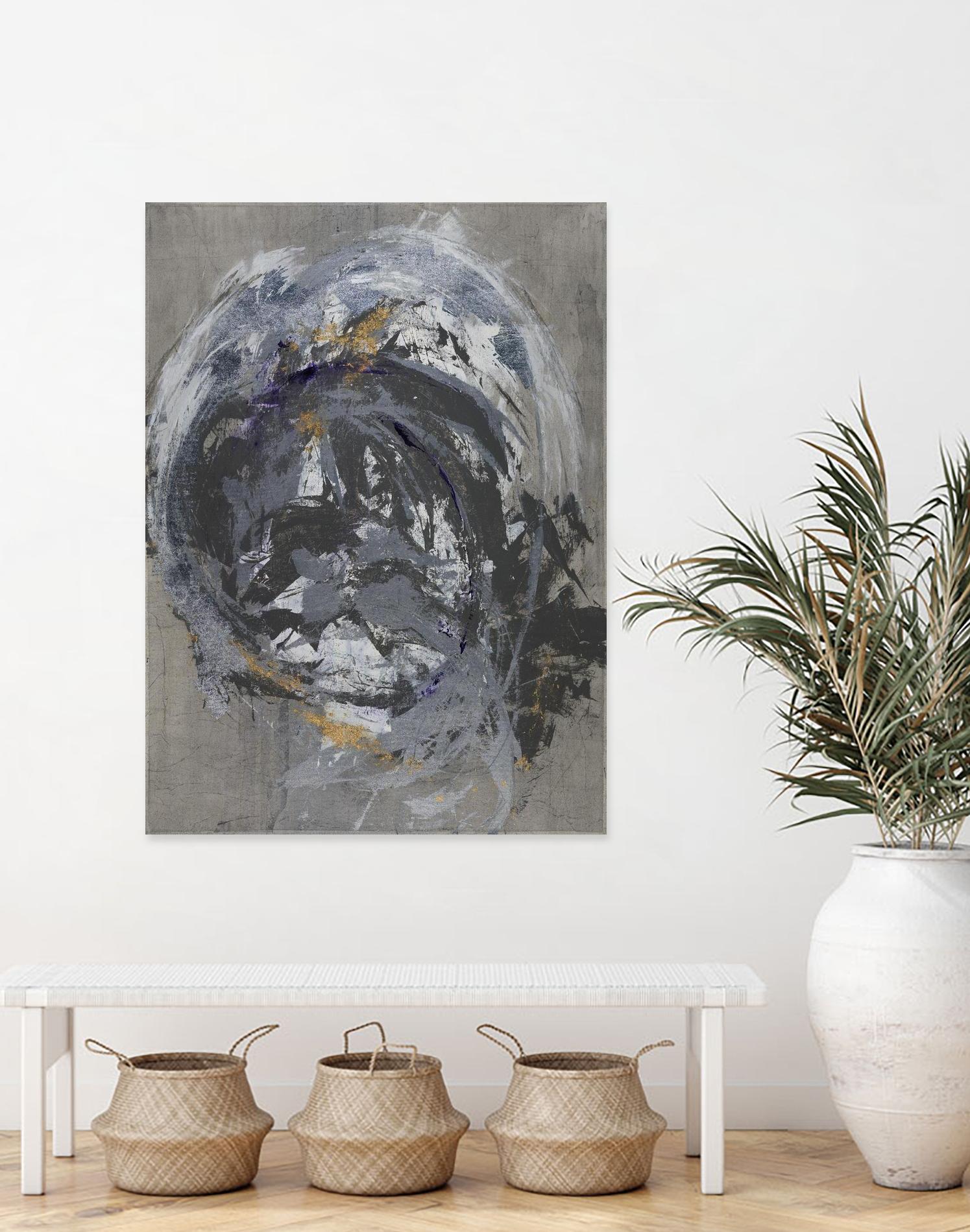 Gold Dig by Daleno Art on GIANT ART - gold abstract abstrait