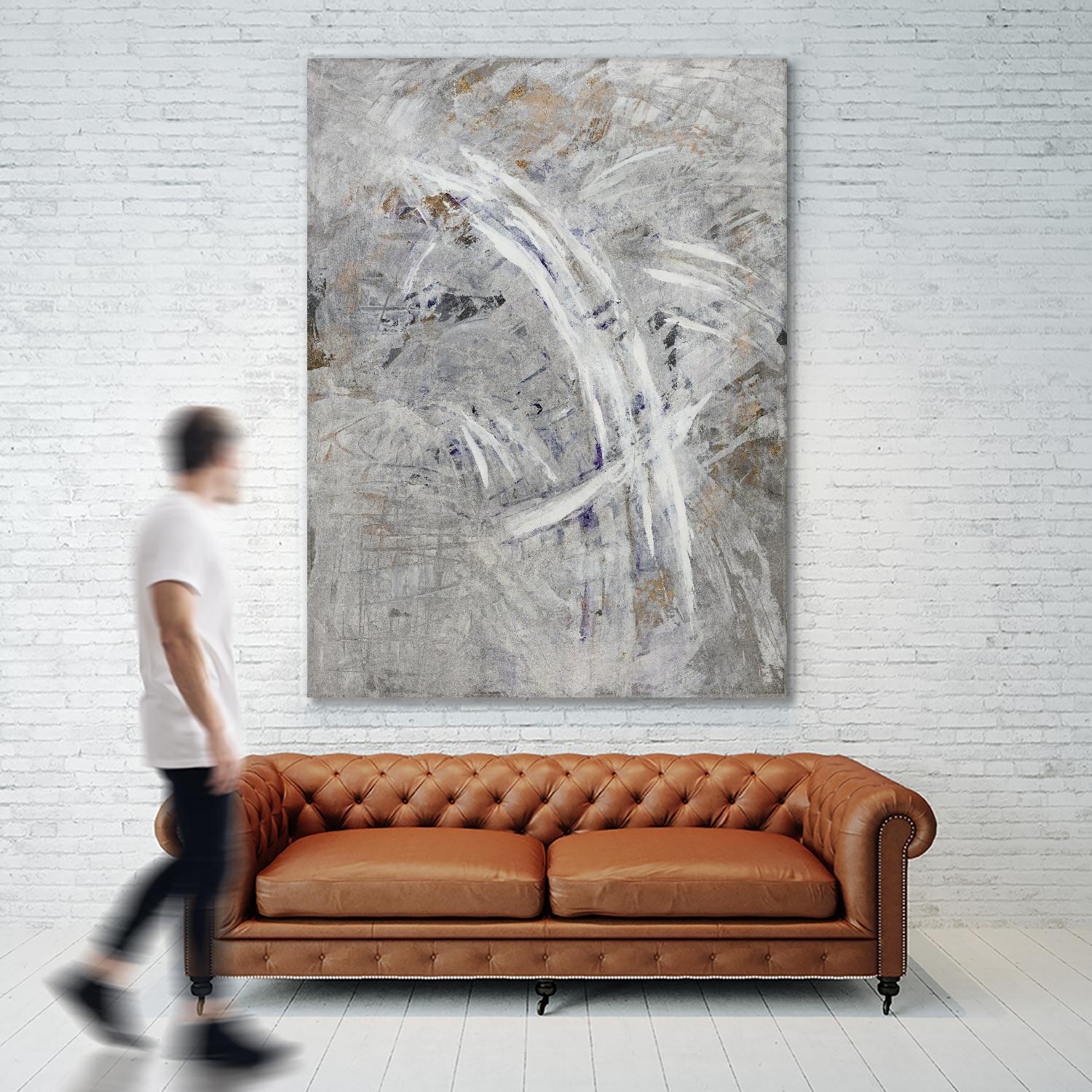 Simple Scratch by Daleno Art on GIANT ART - gold abstract abstrait