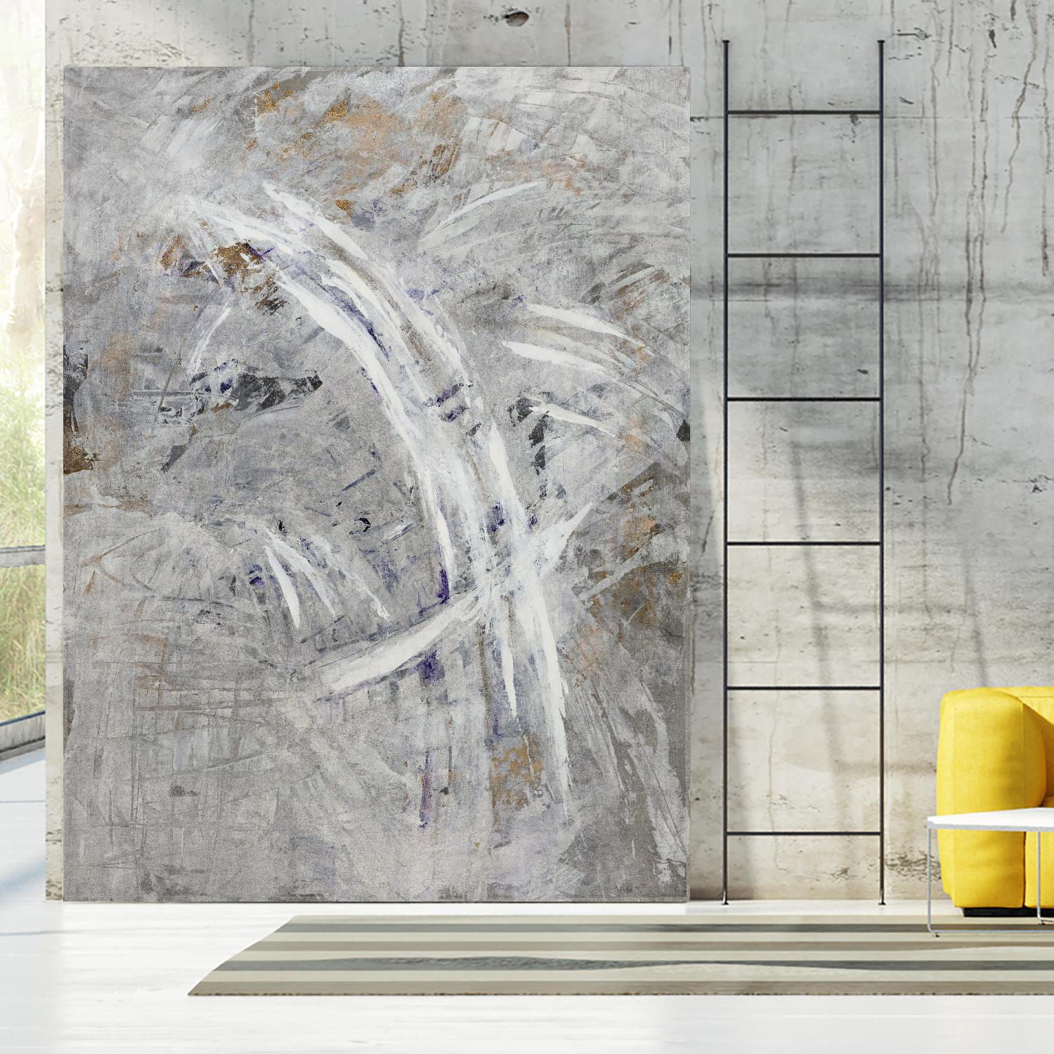 Simple Scratch by Daleno Art on GIANT ART - gold abstract abstrait