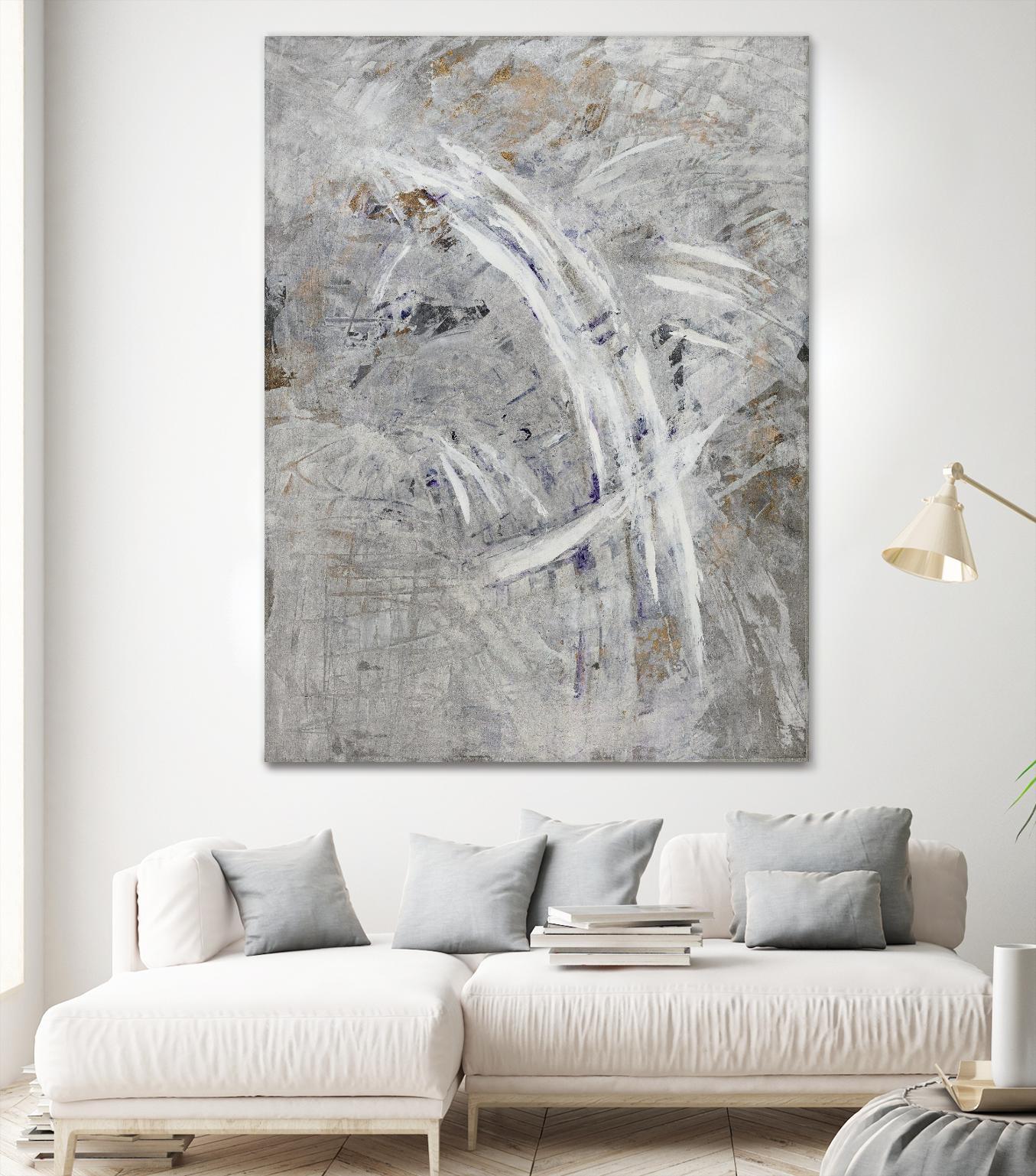 Simple Scratch by Daleno Art on GIANT ART - gold abstract abstrait