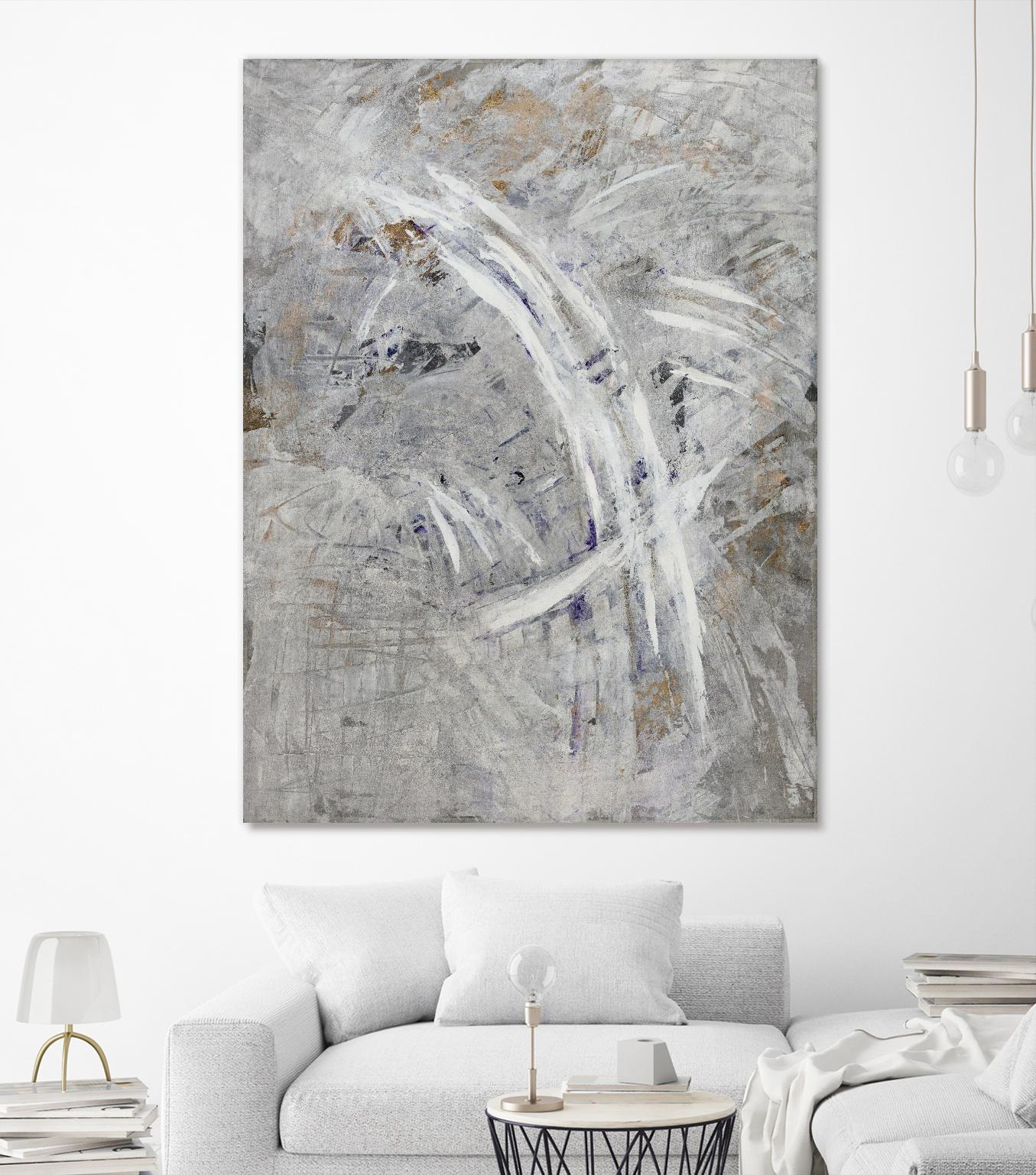 Simple Scratch by Daleno Art on GIANT ART - gold abstract abstrait