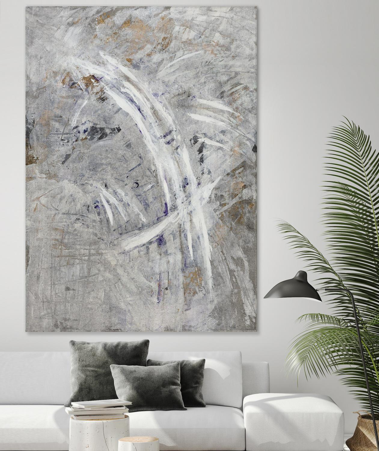 Simple Scratch by Daleno Art on GIANT ART - gold abstract abstrait