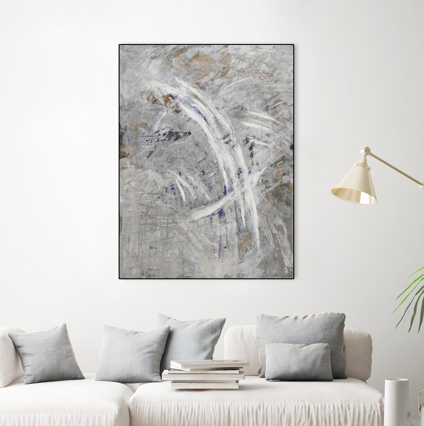Simple Scratch by Daleno Art on GIANT ART - gold abstract abstrait