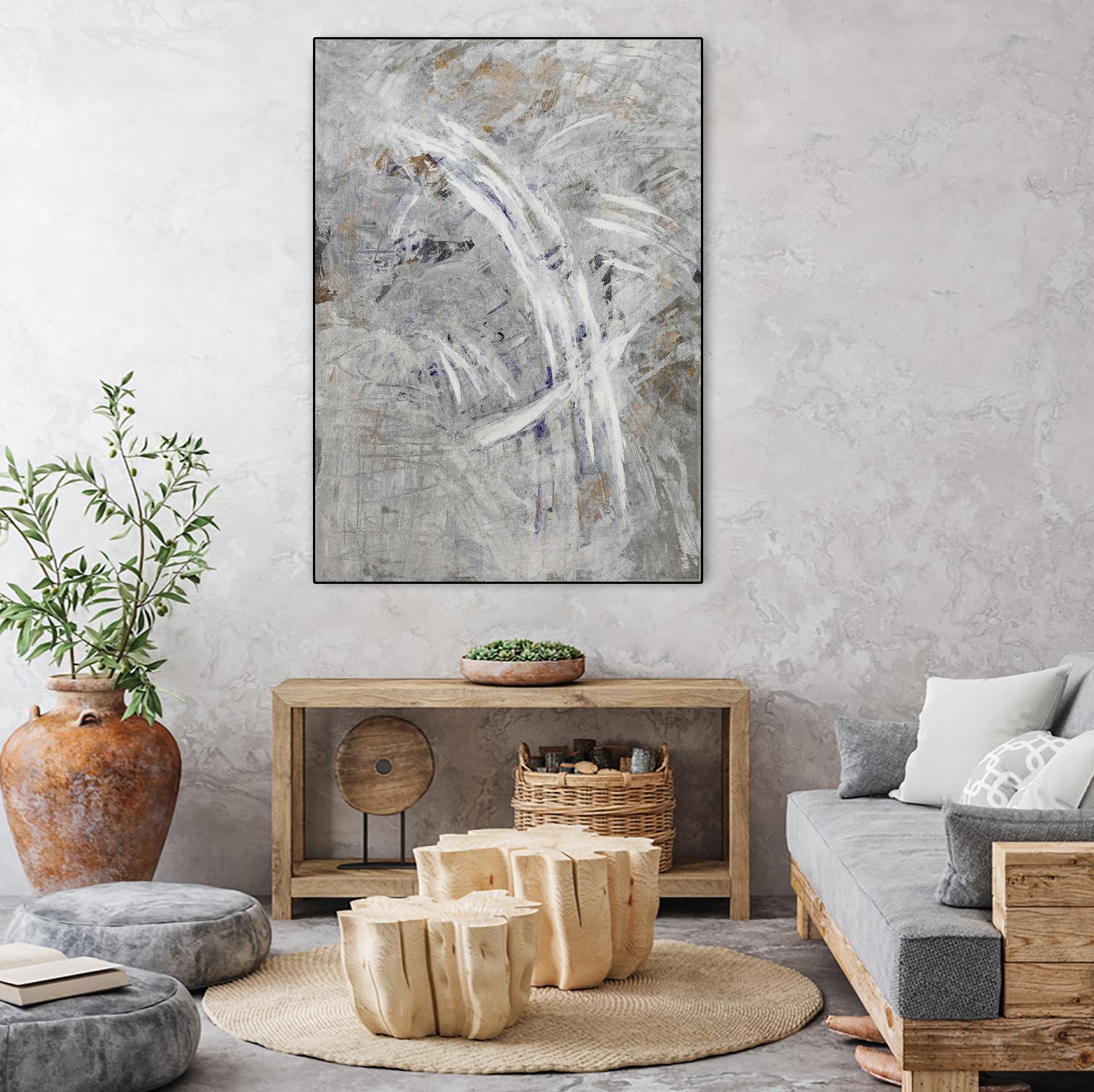 Simple Scratch by Daleno Art on GIANT ART - gold abstract abstrait