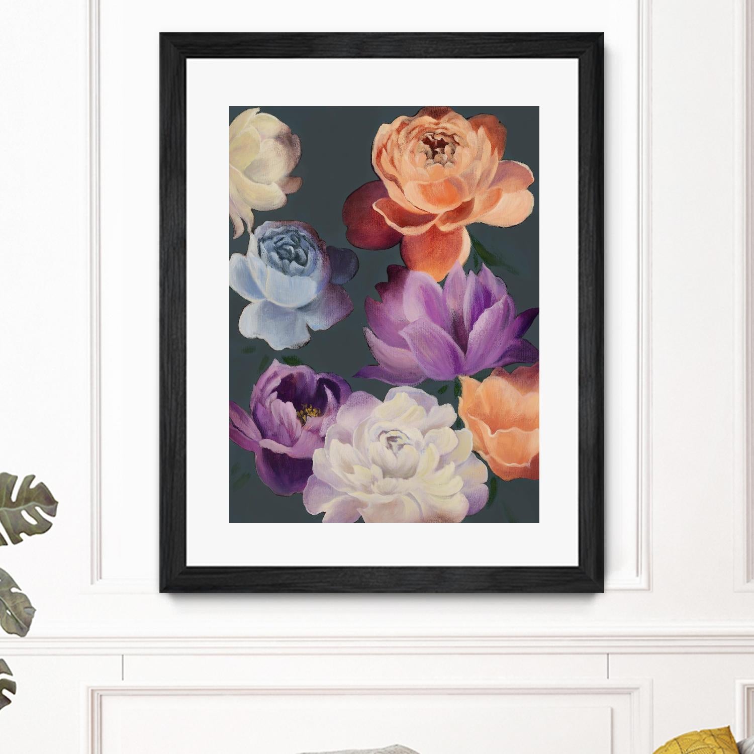 November Blooms by Daleno Art on GIANT ART - orange flowers