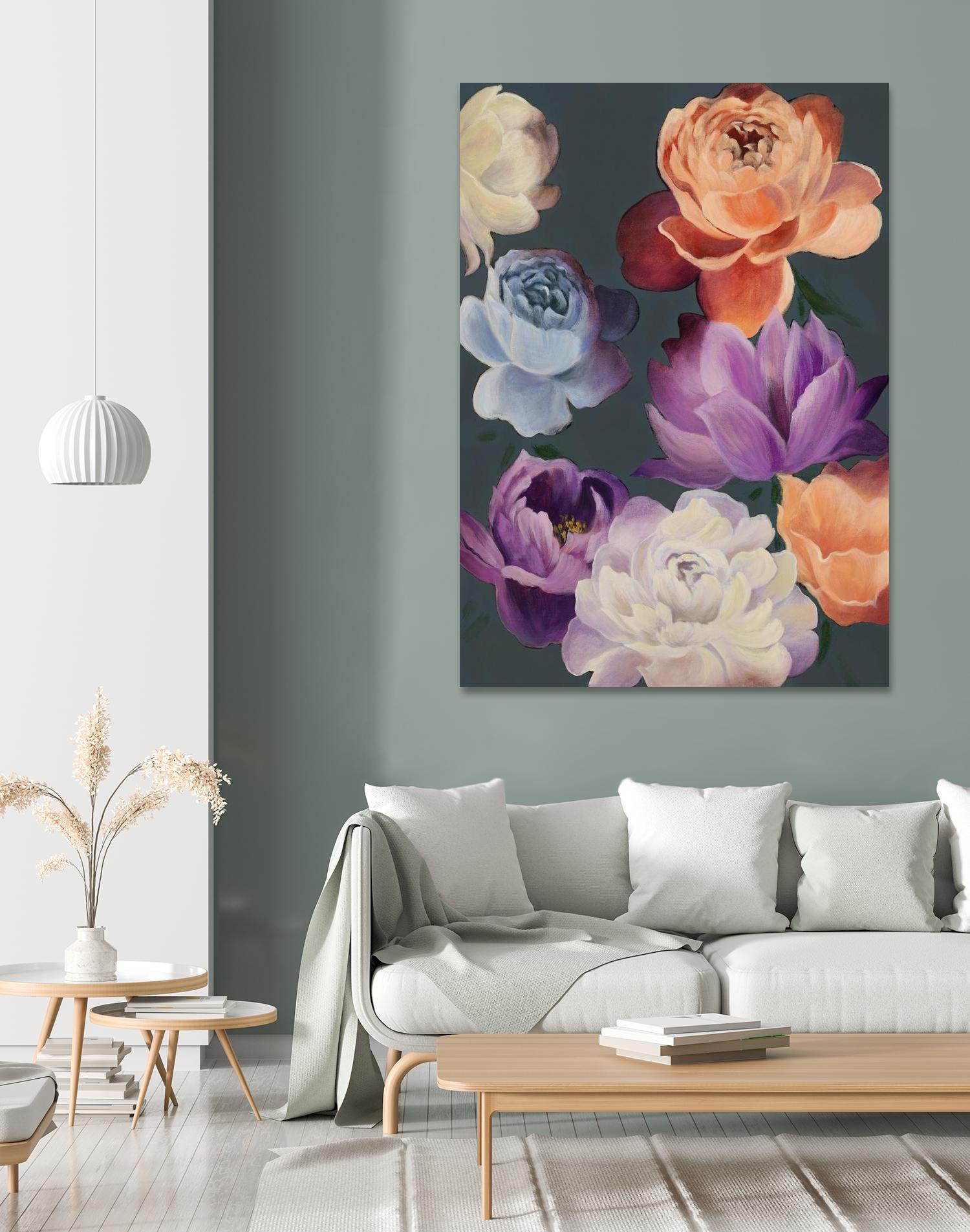 November Blooms by Daleno Art on GIANT ART - orange flowers