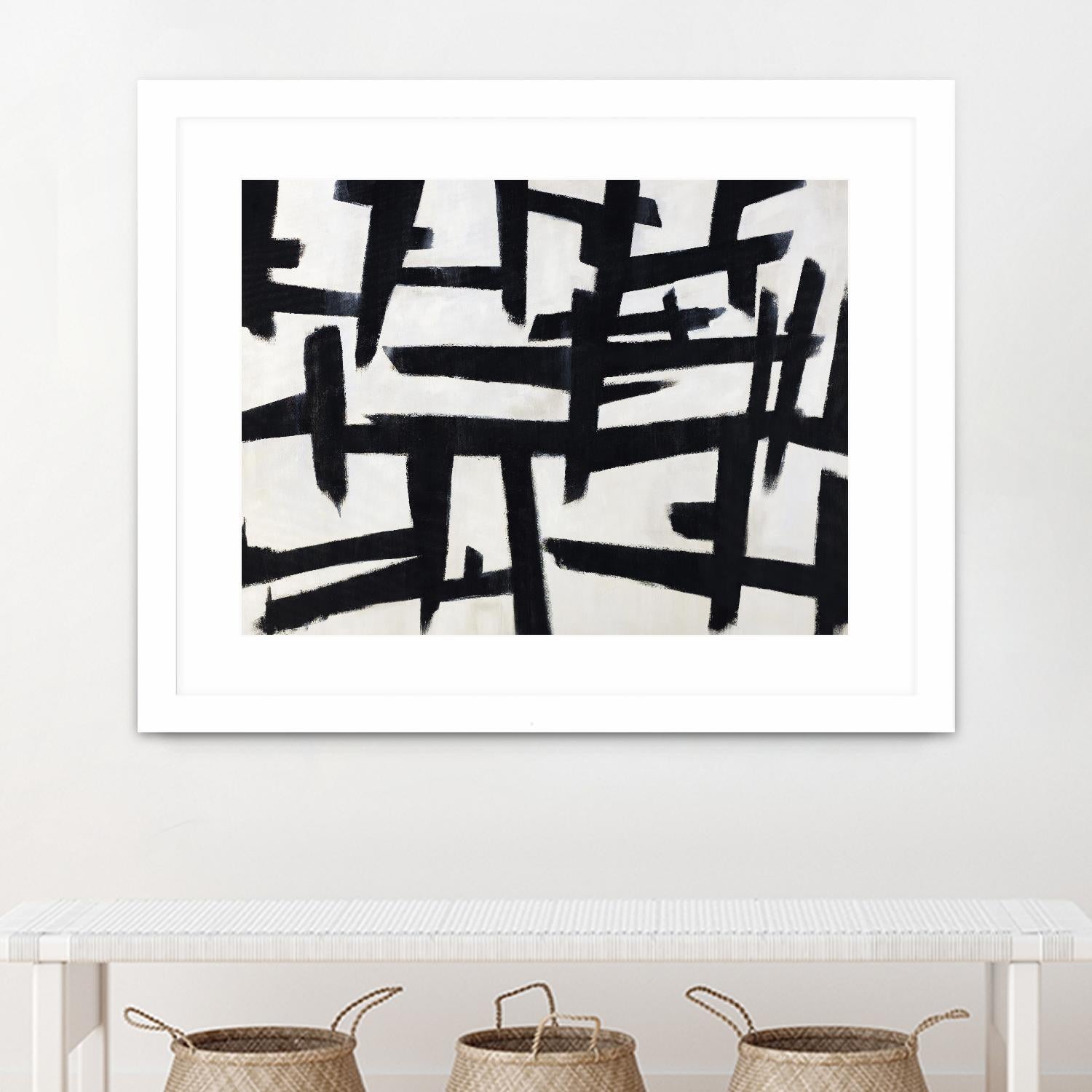 Native Maze by Daleno Art on GIANT ART - white abstract abstract