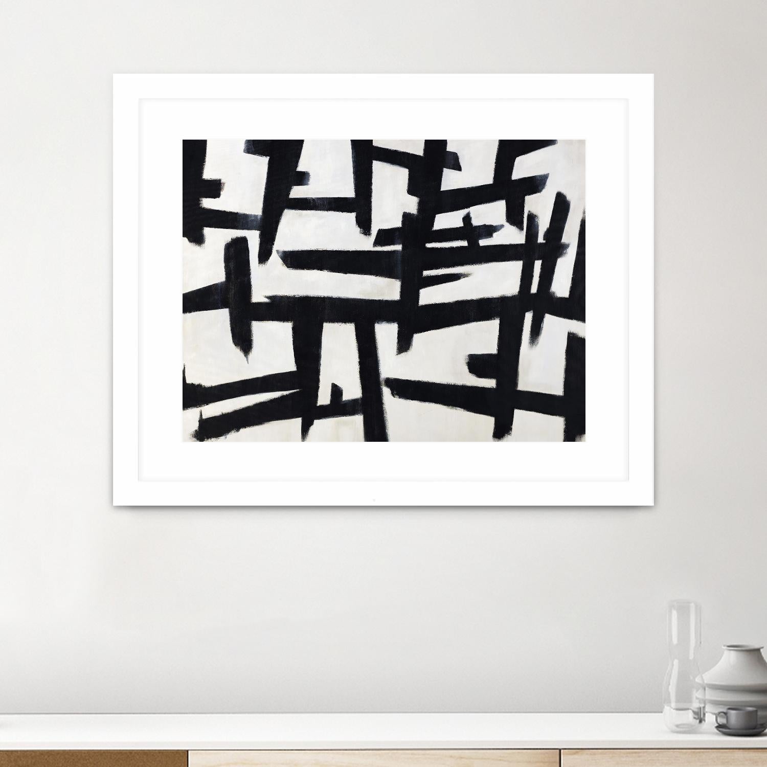 Native Maze by Daleno Art on GIANT ART - white abstract abstract