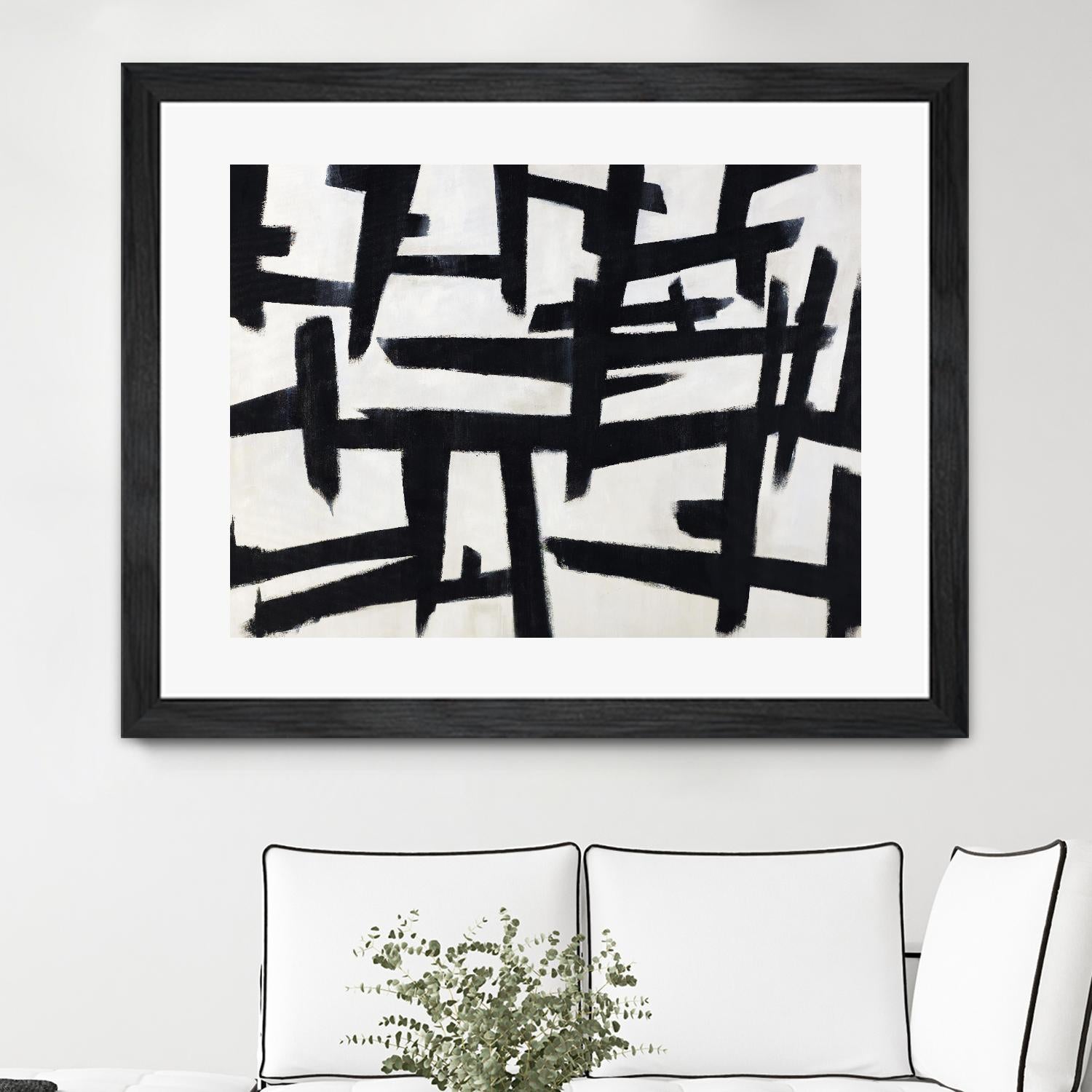 Native Maze by Daleno Art on GIANT ART - white abstract abstract