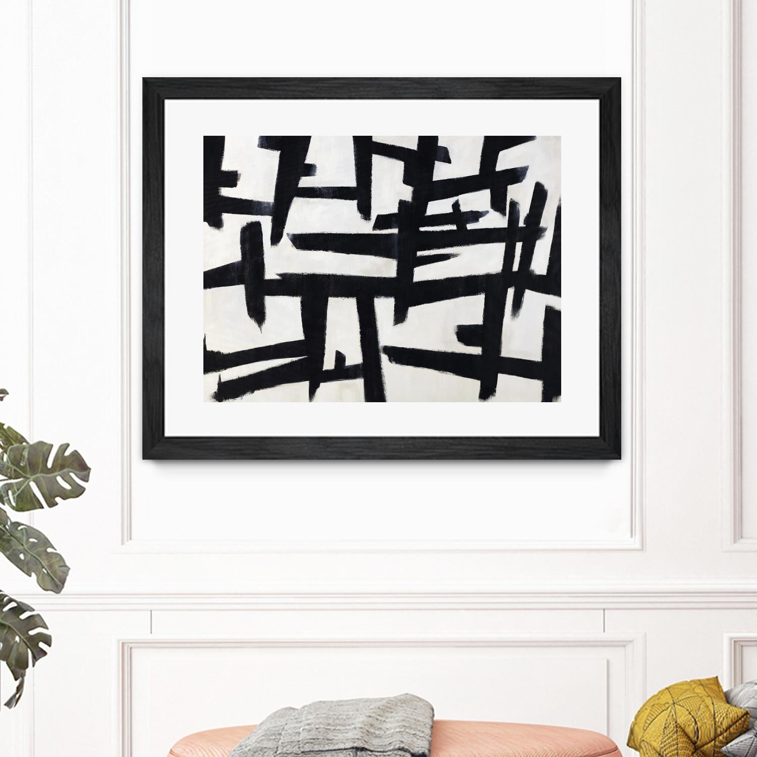 Native Maze by Daleno Art on GIANT ART - white abstract abstract