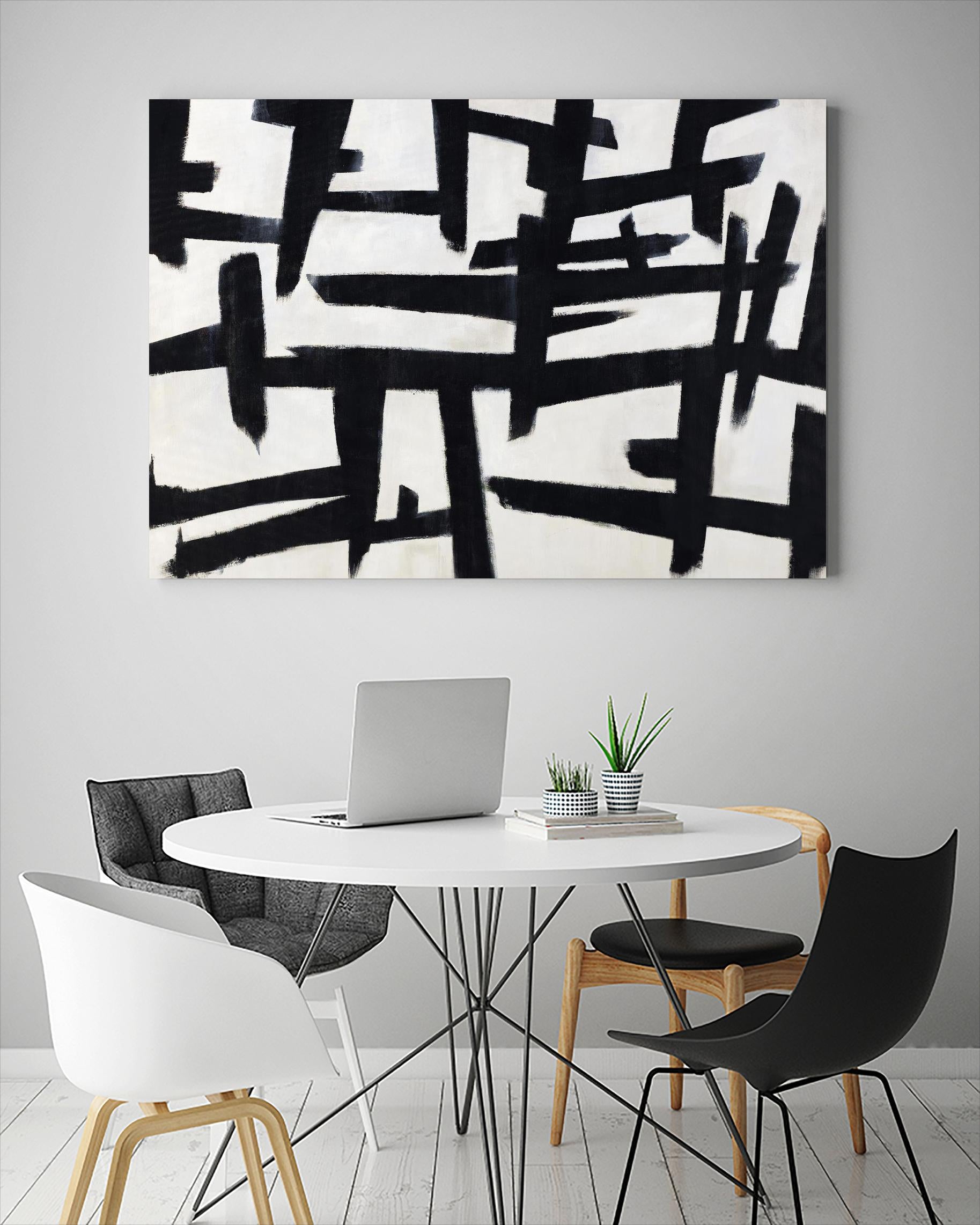 Native Maze by Daleno Art on GIANT ART - white abstract abstract