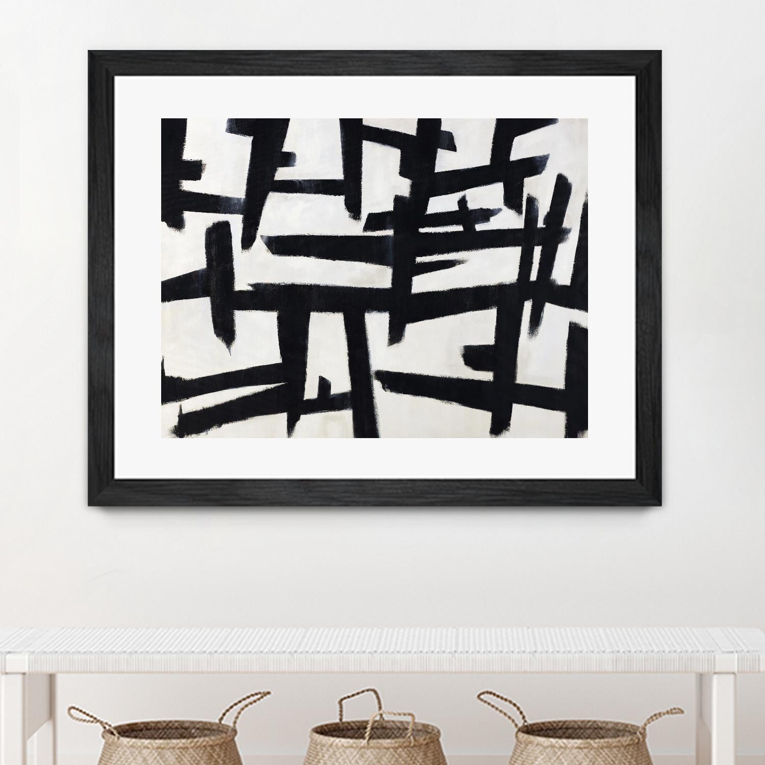 Native Maze by Daleno Art on GIANT ART - white abstract abstract