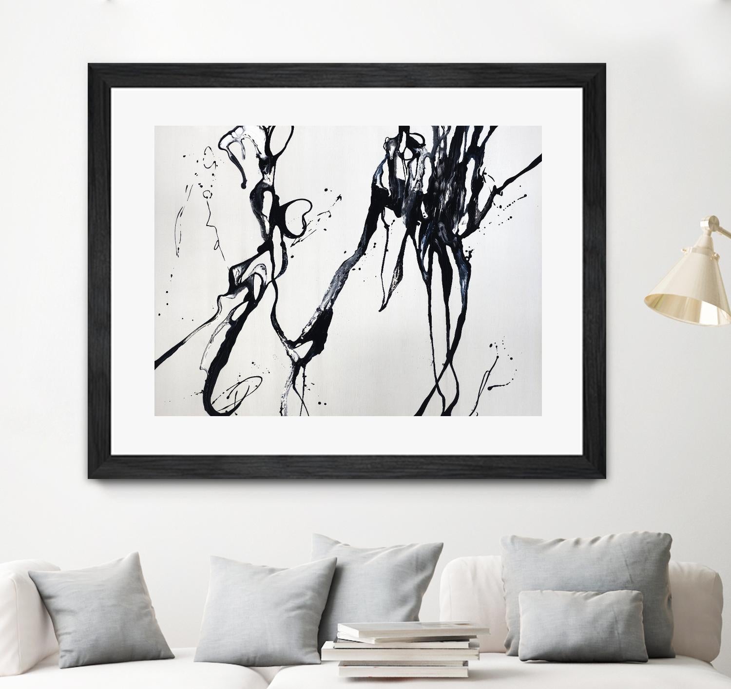 Staged Sophistication by Daleno Art on GIANT ART - white black&white abstrait