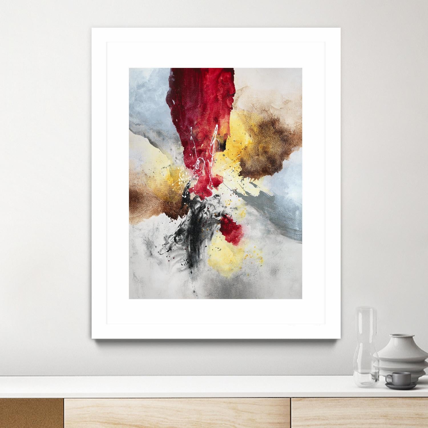 Subversion by Daleno Art on GIANT ART - red abstract abstrait