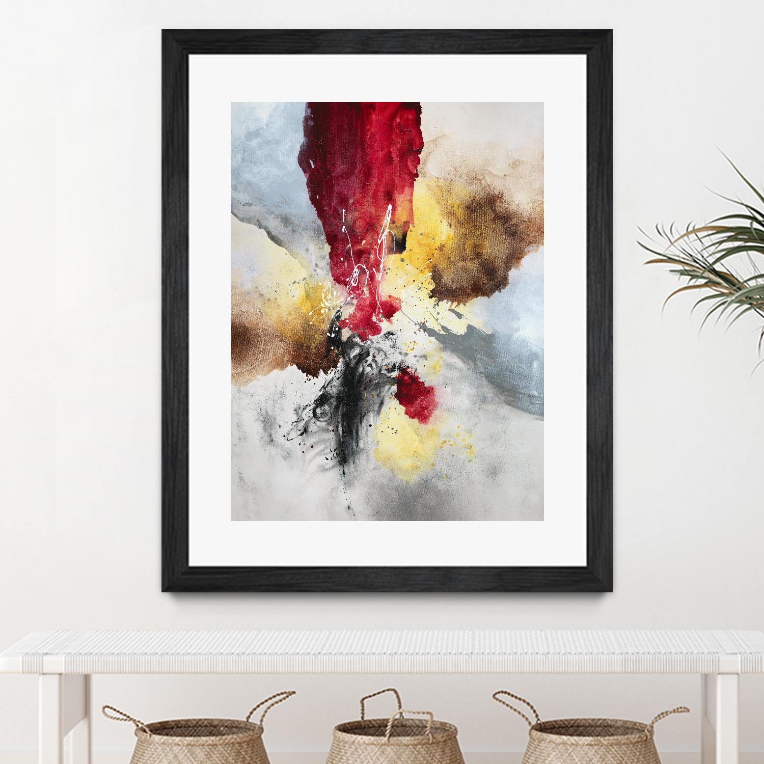 Subversion by Daleno Art on GIANT ART - red abstract abstrait