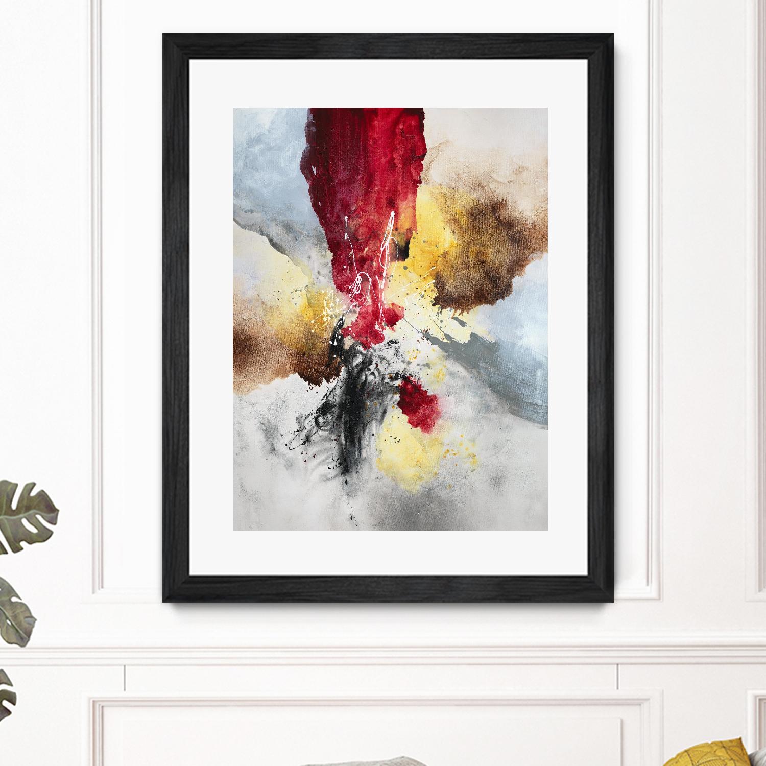 Subversion by Daleno Art on GIANT ART - red abstract abstrait