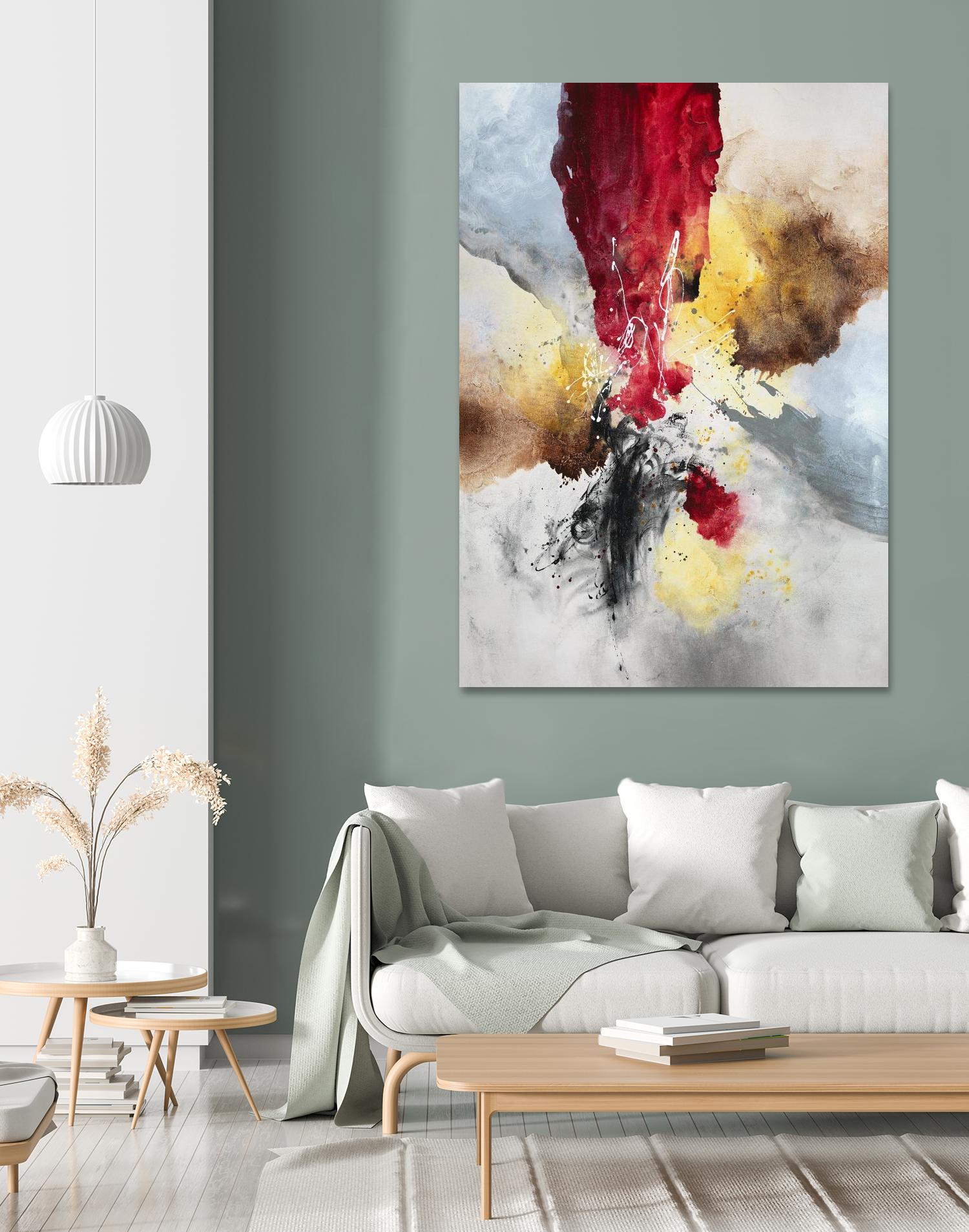 Subversion by Daleno Art on GIANT ART - red abstract abstrait