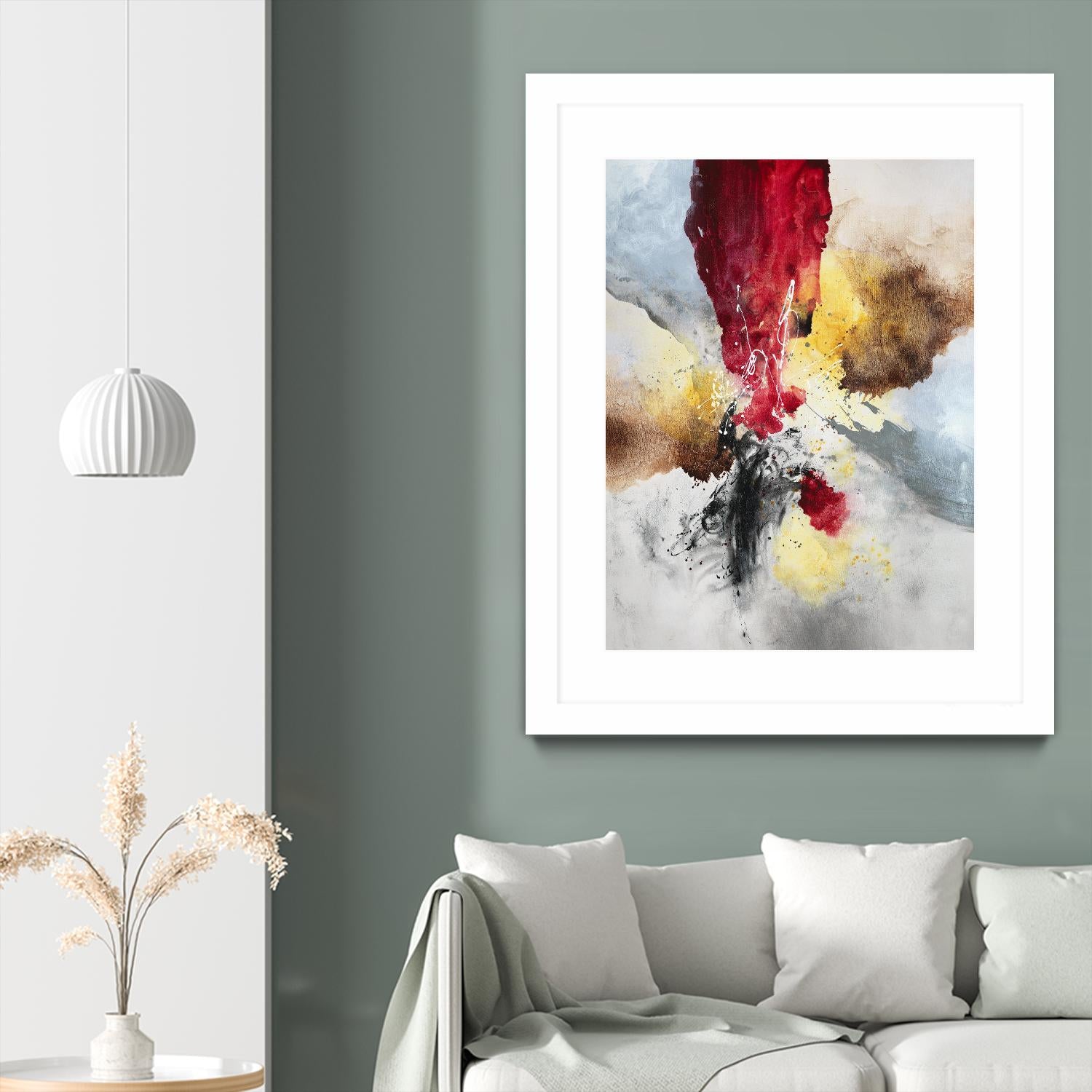 Subversion by Daleno Art on GIANT ART - red abstract abstrait