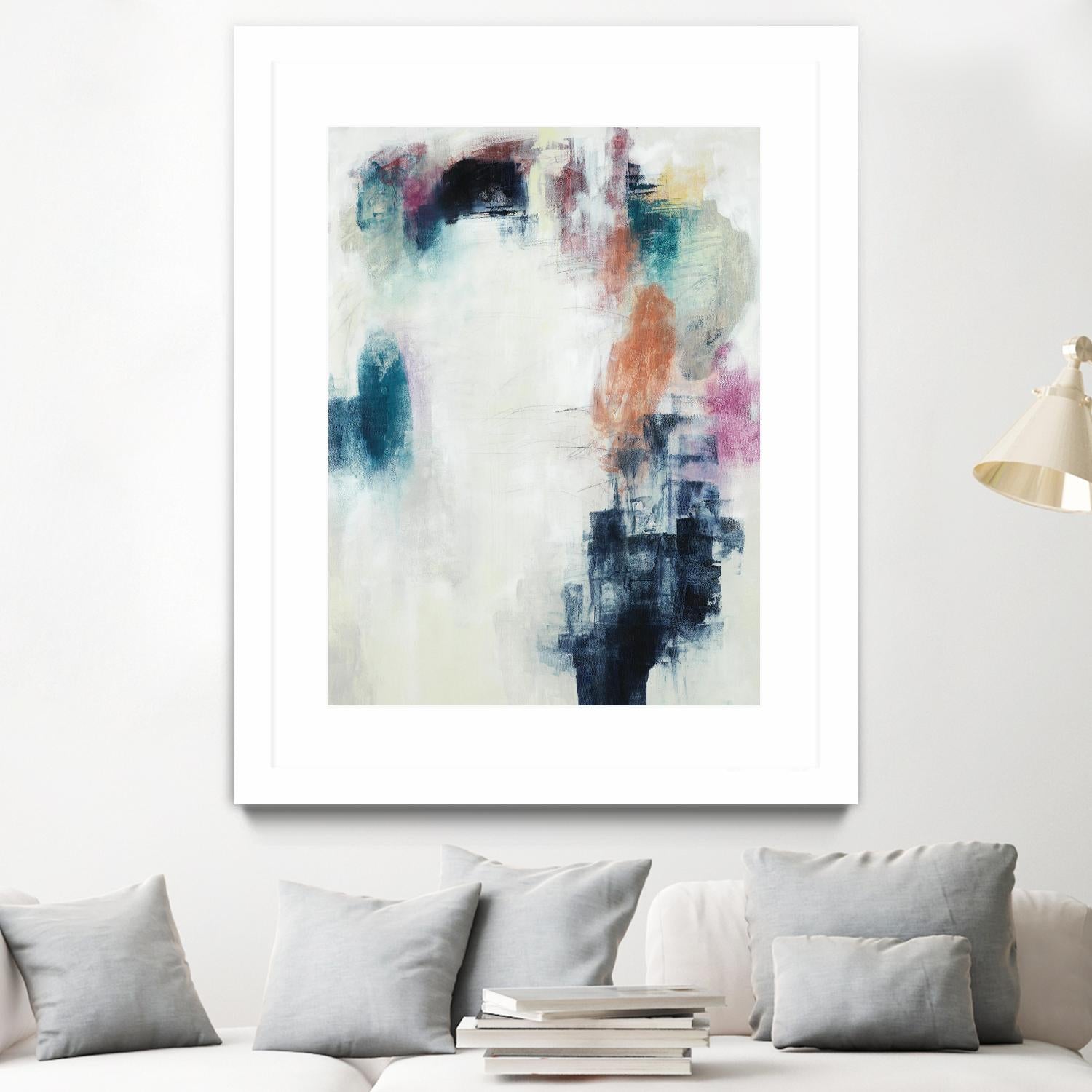Sensitive Strum by Daleno Art on GIANT ART - blue abstract abstrait