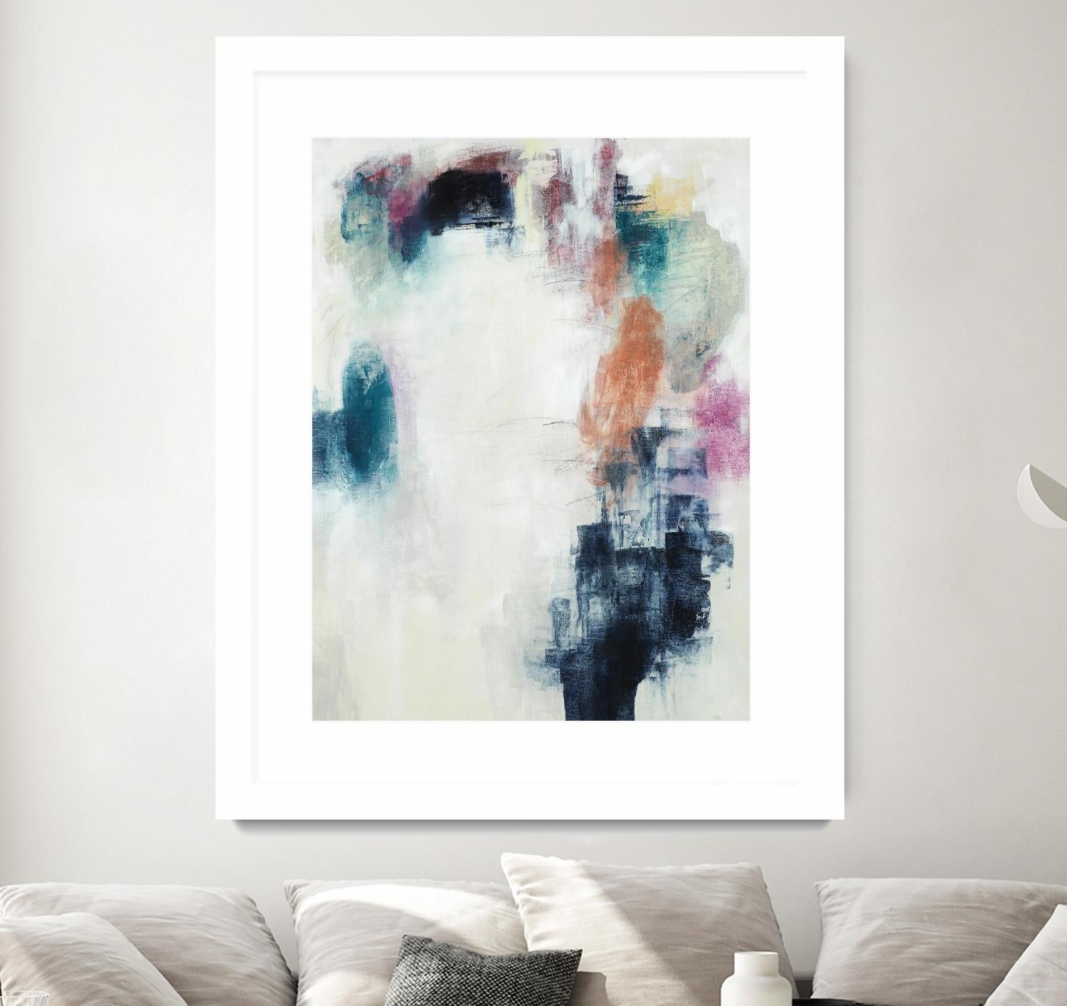 Sensitive Strum by Daleno Art on GIANT ART - blue abstract abstrait