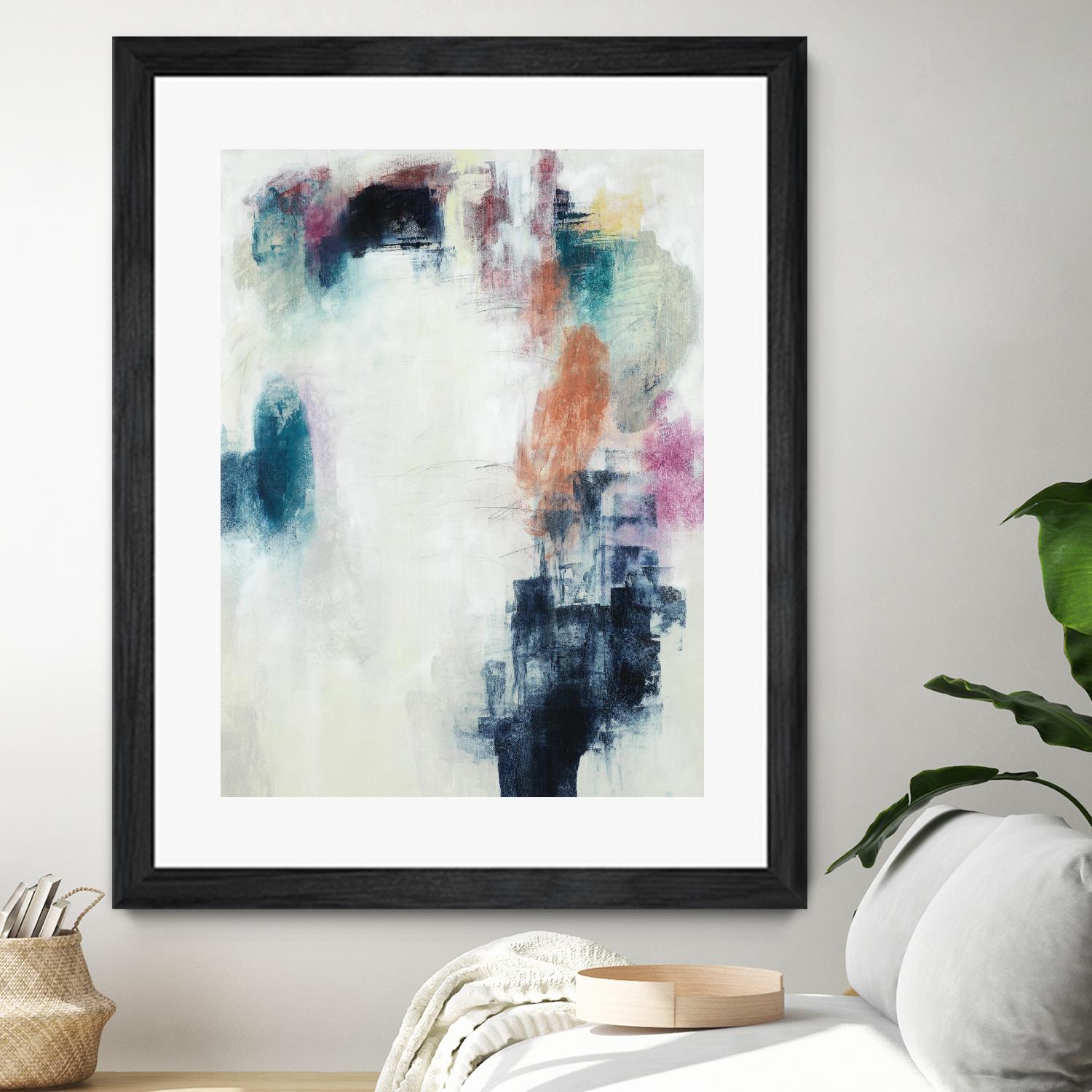Sensitive Strum by Daleno Art on GIANT ART - blue abstract abstrait