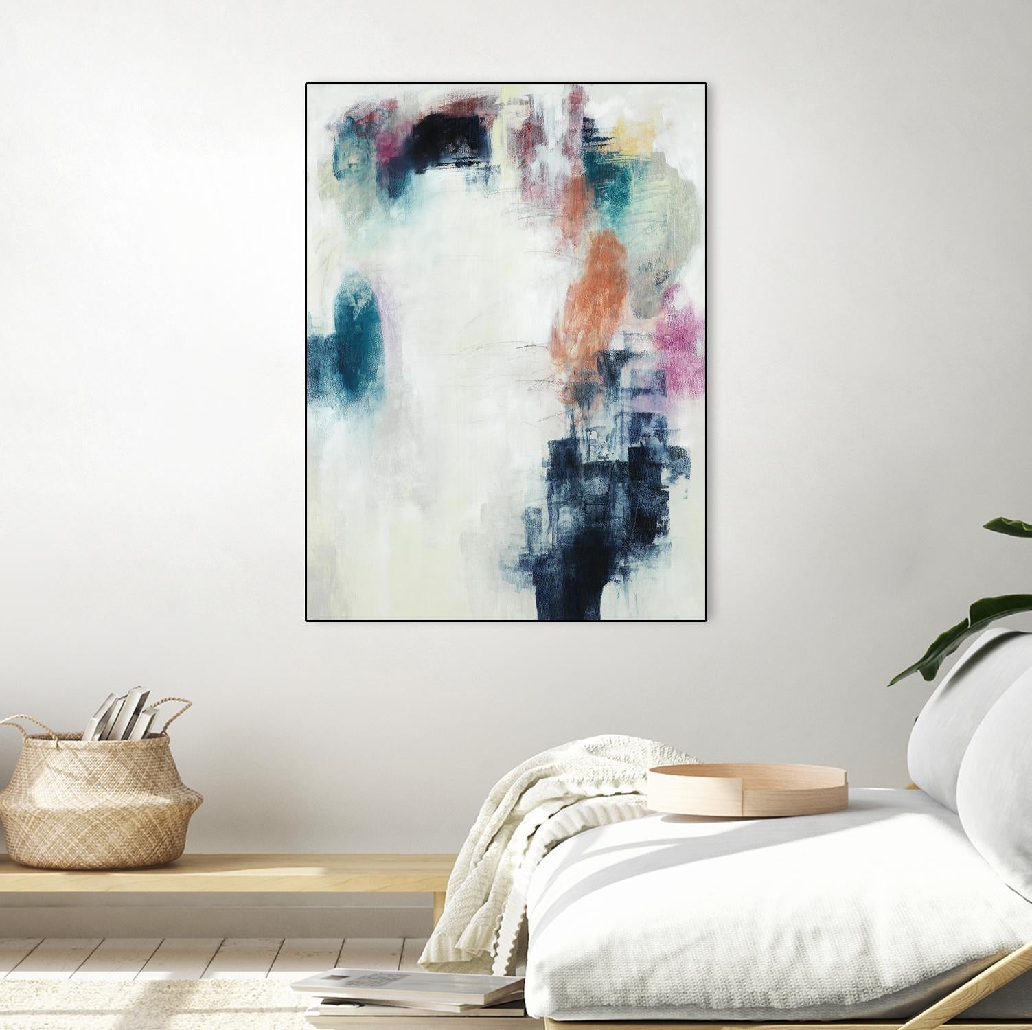 Sensitive Strum by Daleno Art on GIANT ART - orange abstract abstrait
