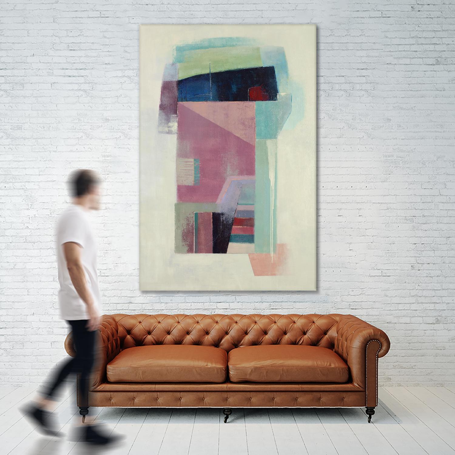 Specific Structures by Daleno Art on GIANT ART - red abstract abstrait