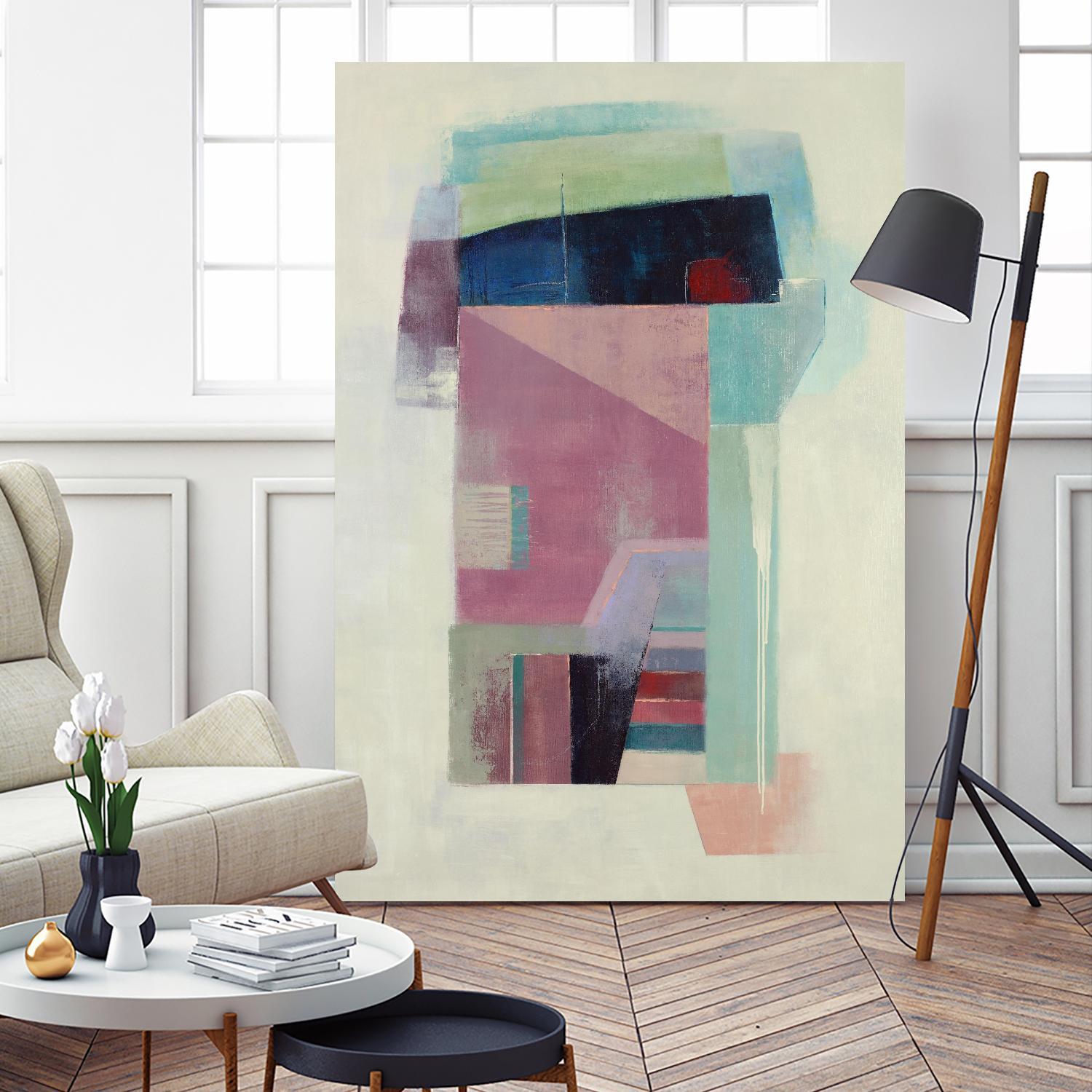 Specific Structures by Daleno Art on GIANT ART - red abstract abstrait