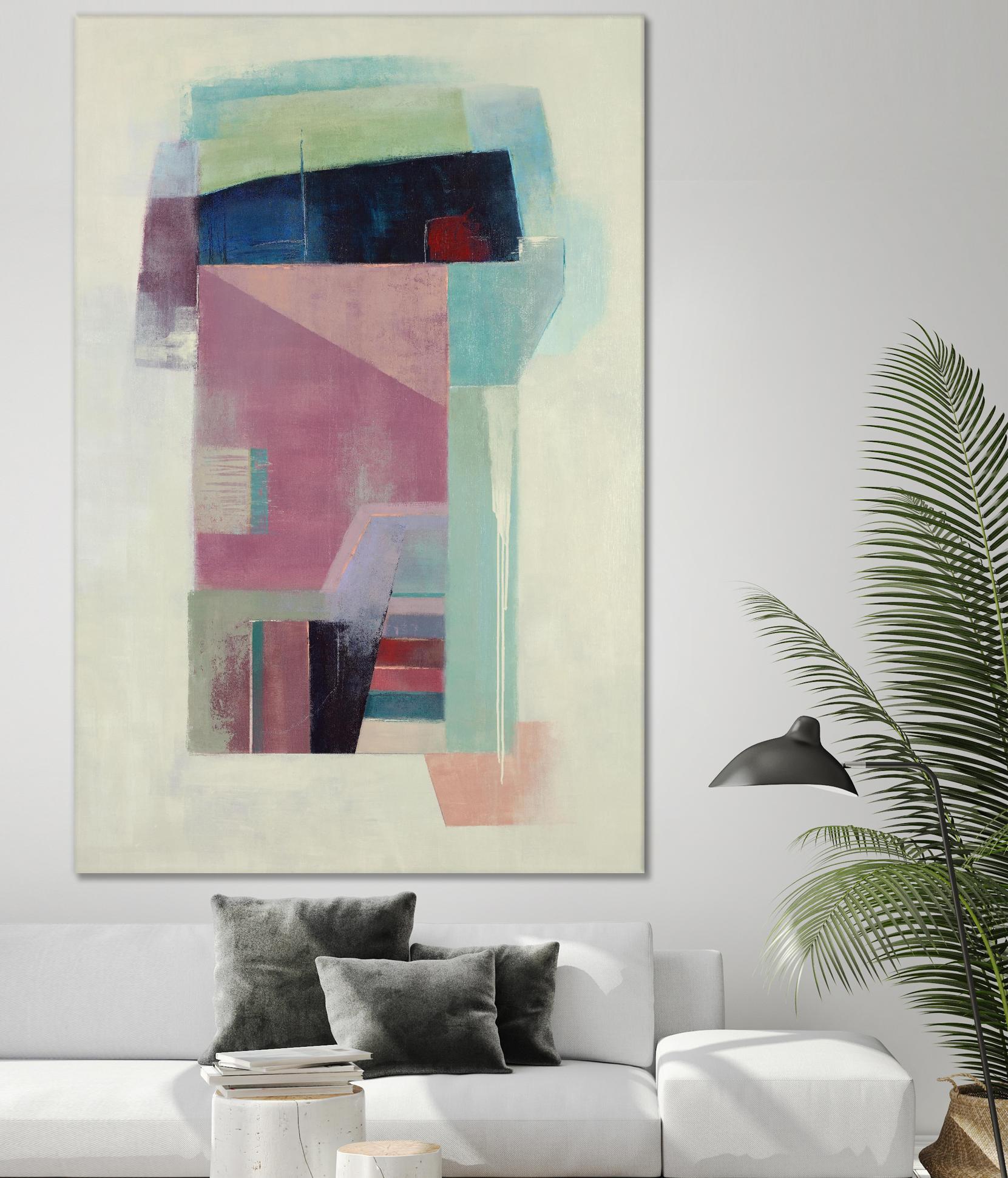 Specific Structures by Daleno Art on GIANT ART - red abstract abstrait