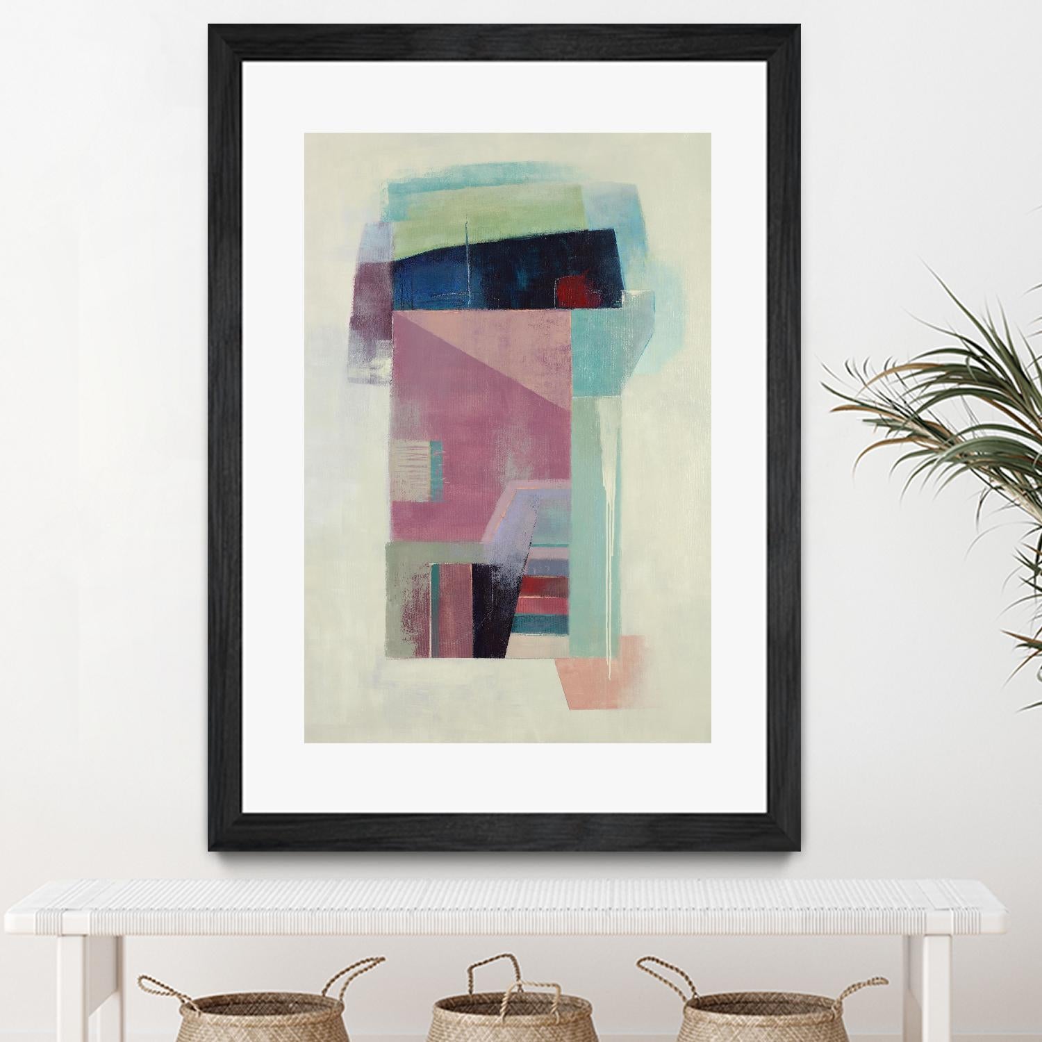 Specific Structures by Daleno Art on GIANT ART - pink abstract abstrait