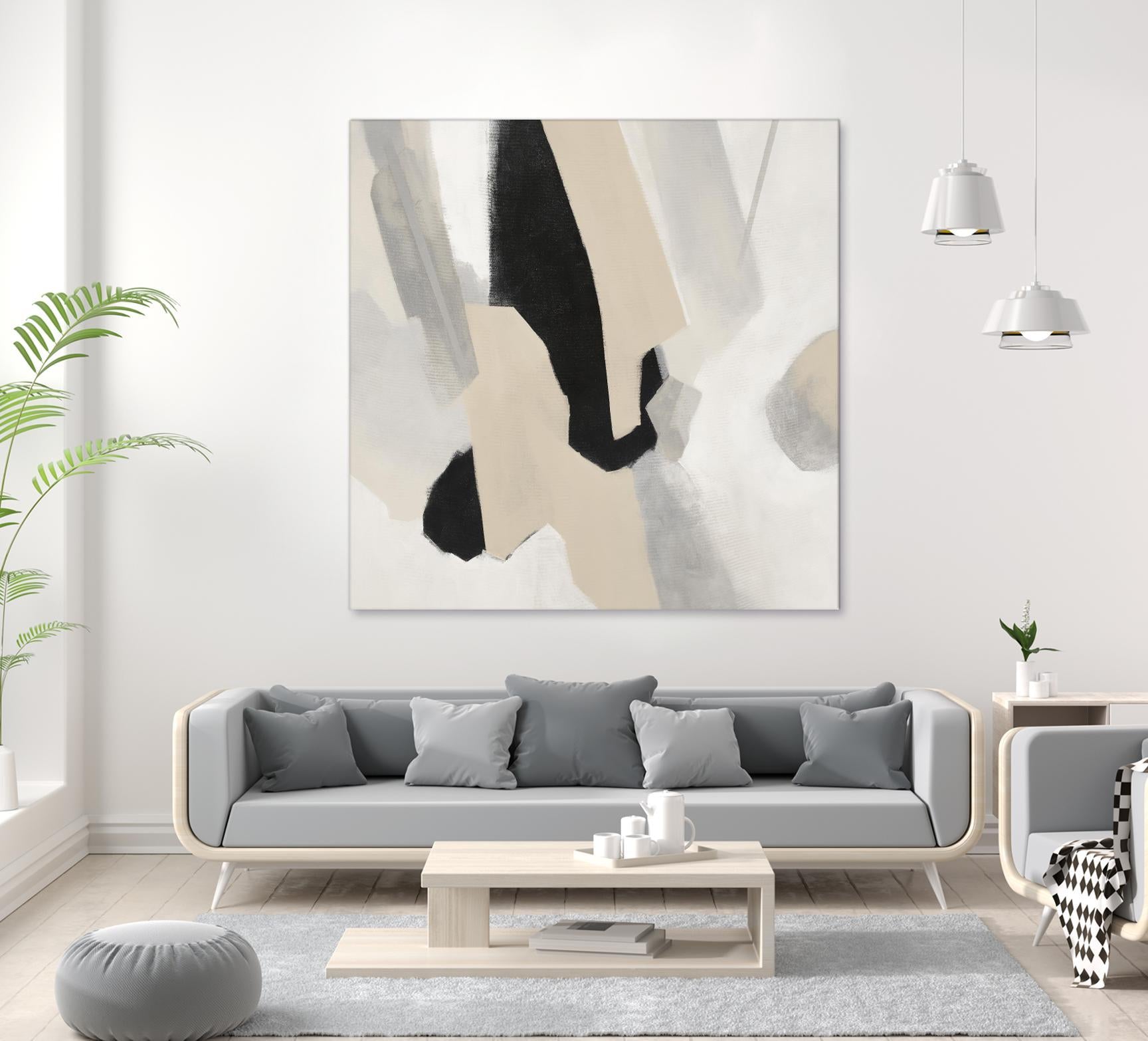 Dynamic Concourse II by Daleno Art on GIANT ART - beige abstract abstrait
