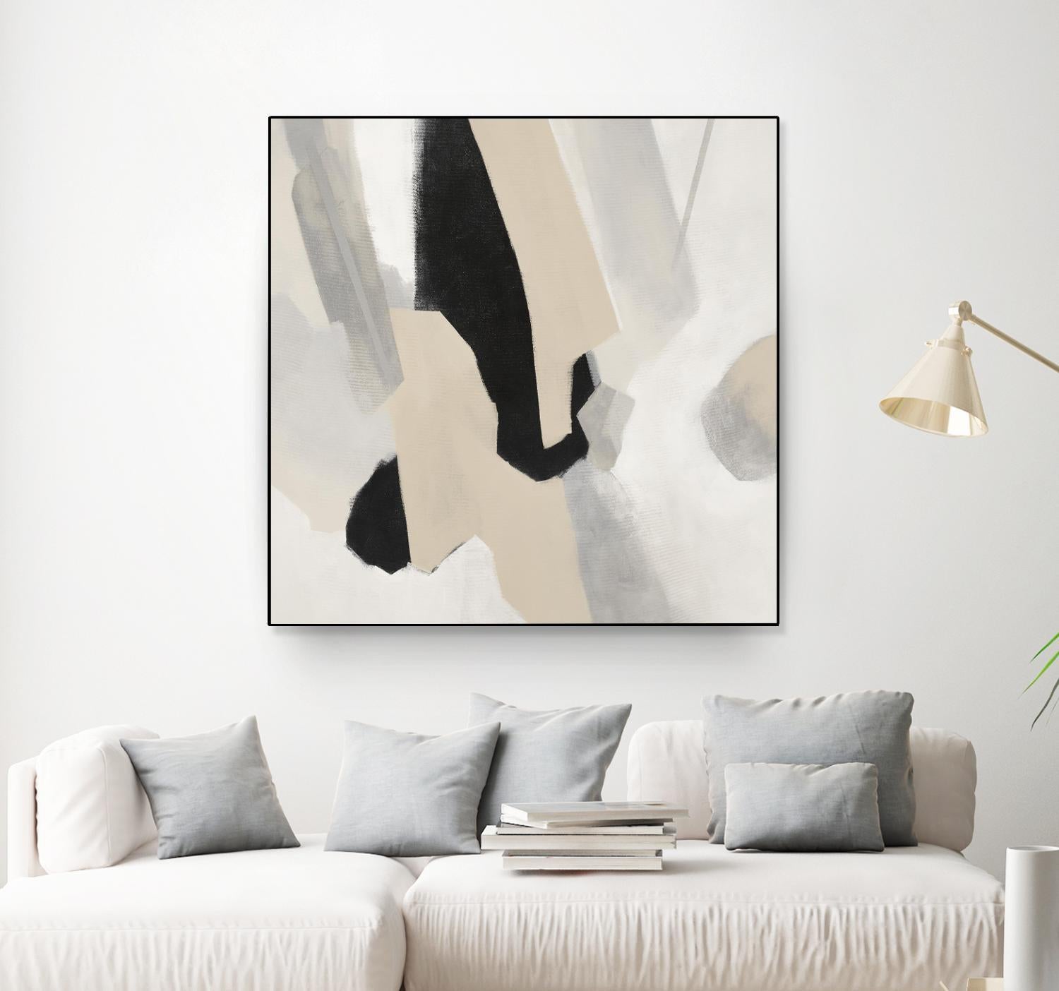 Dynamic Concourse II by Daleno Art on GIANT ART - beige abstract abstrait