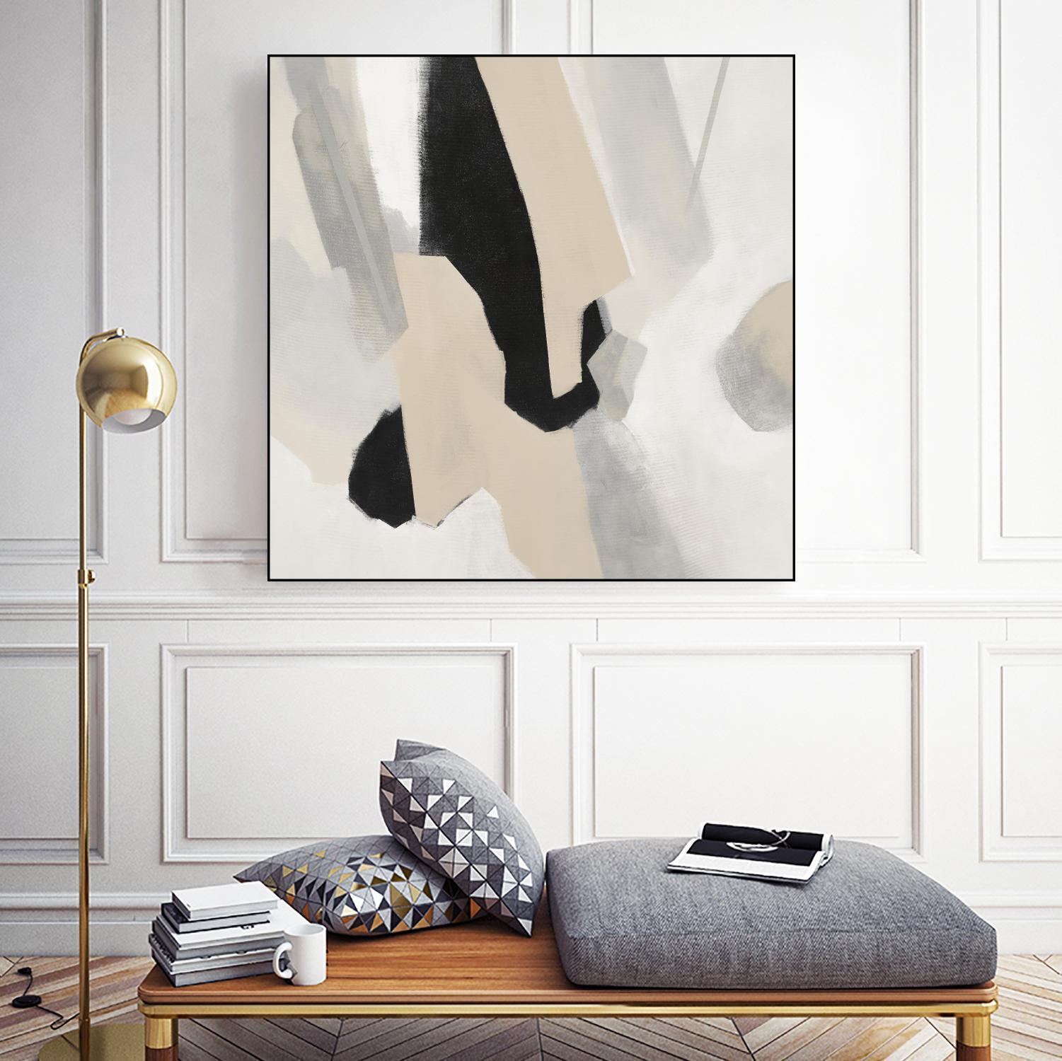 Dynamic Concourse II by Daleno Art on GIANT ART - beige abstract abstrait