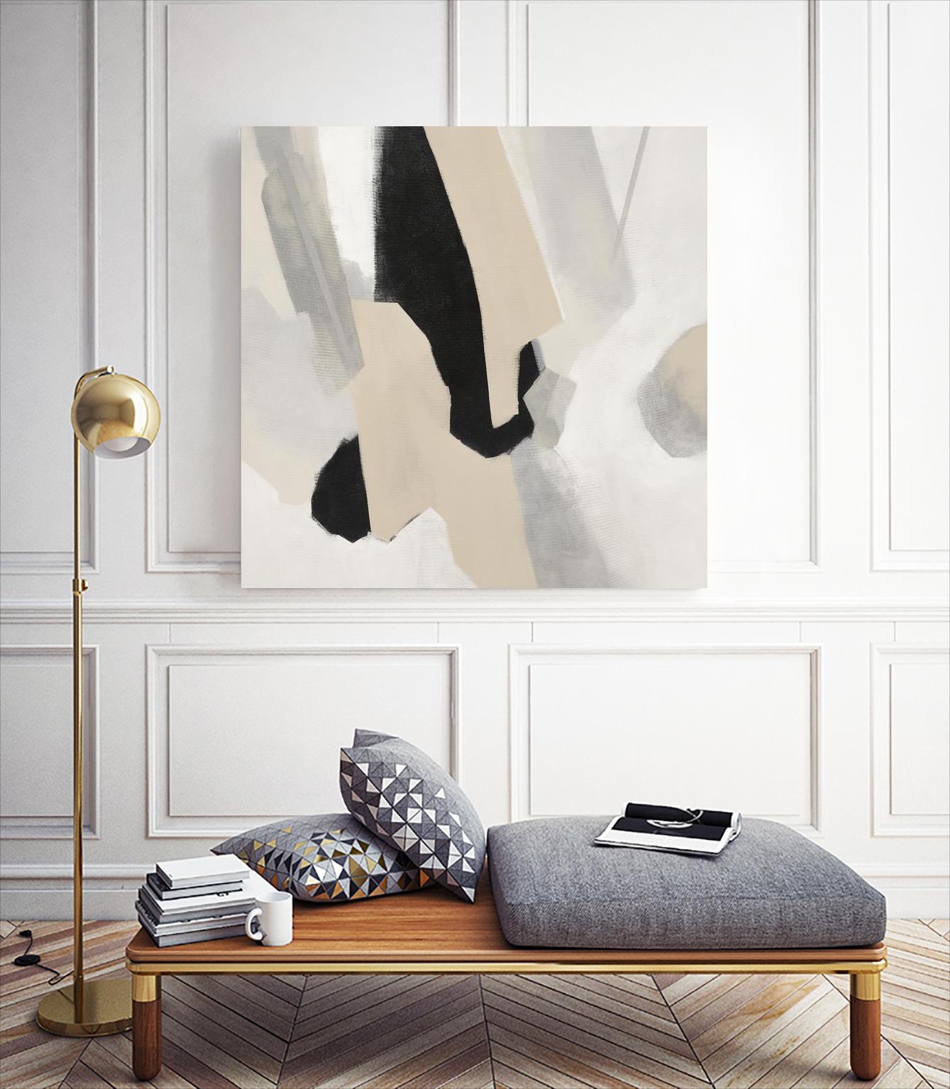 Dynamic Concourse II by Daleno Art on GIANT ART - beige abstract abstrait