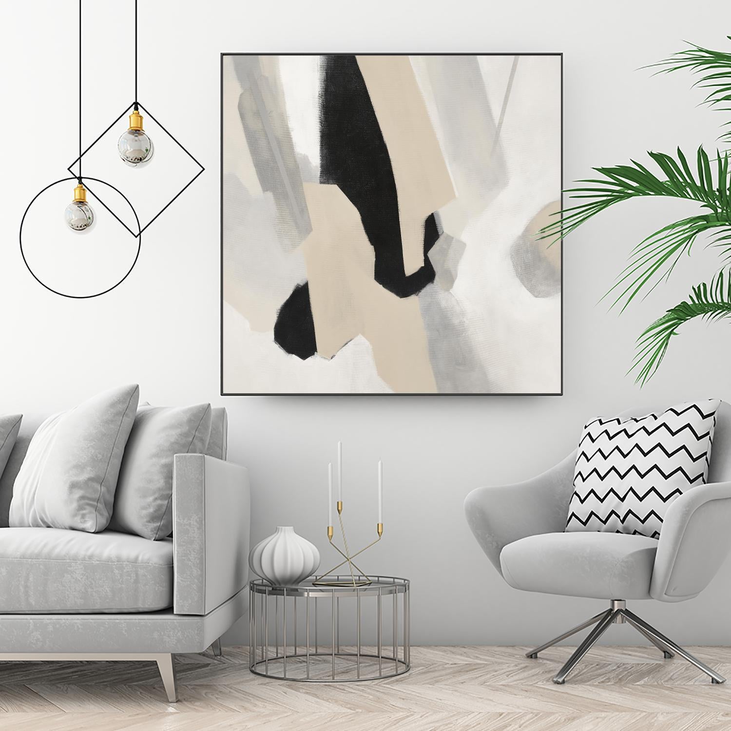 Dynamic Concourse II by Daleno Art on GIANT ART - beige abstract abstrait