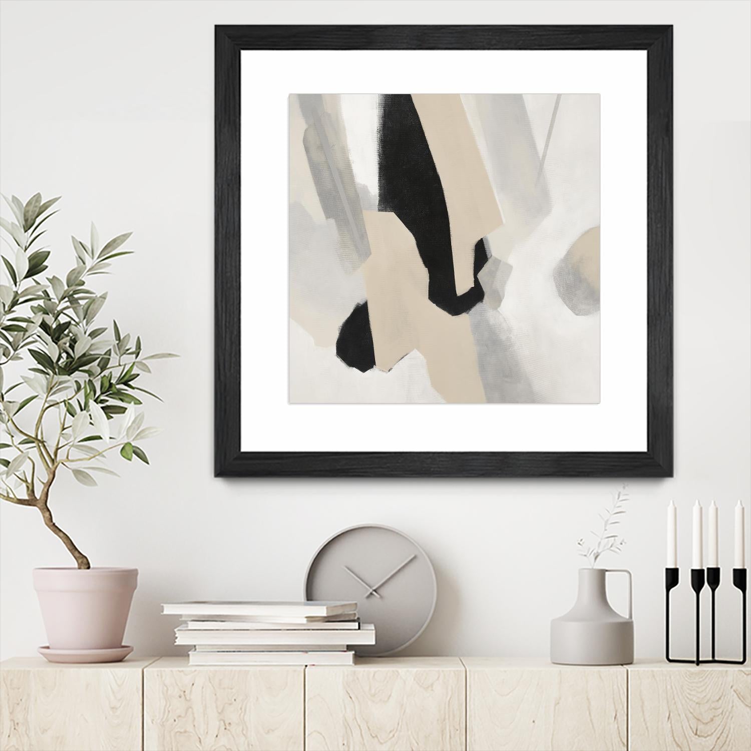 Dynamic Concourse II by Daleno Art on GIANT ART - beige abstract abstrait