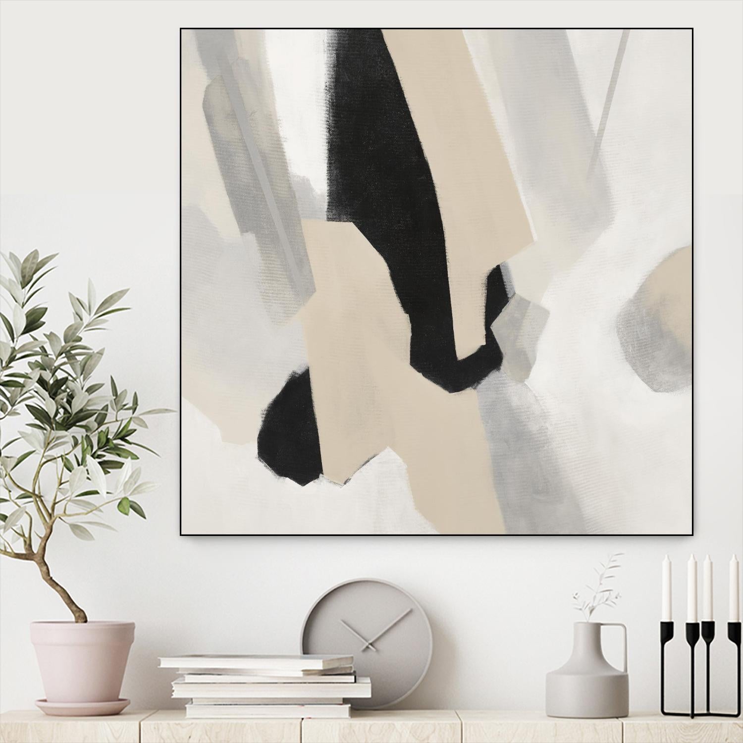 Dynamic Concourse II by Daleno Art on GIANT ART - beige abstract abstrait
