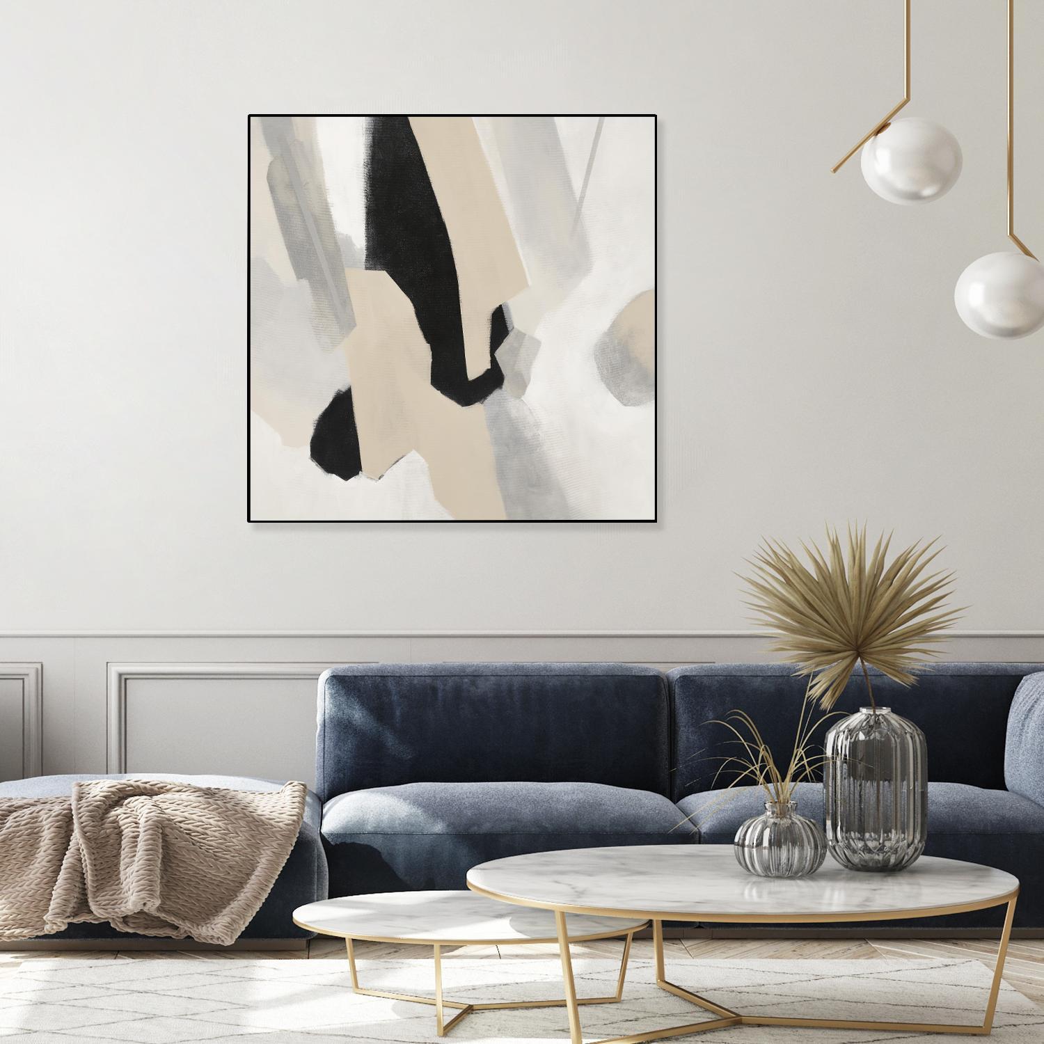 Dynamic Concourse II by Daleno Art on GIANT ART - beige abstract abstrait