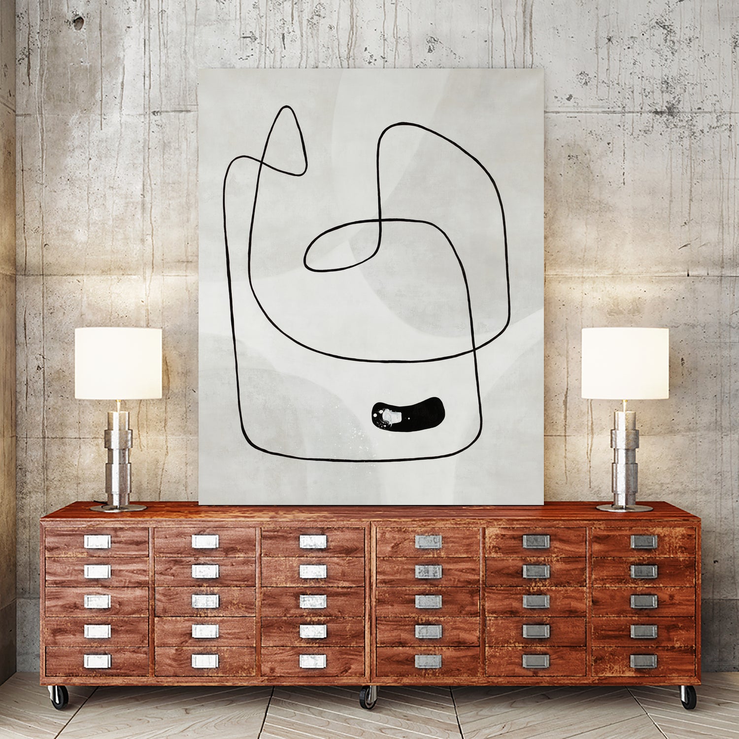 Take A Dip by Daleno Art on GIANT ART - black abstract