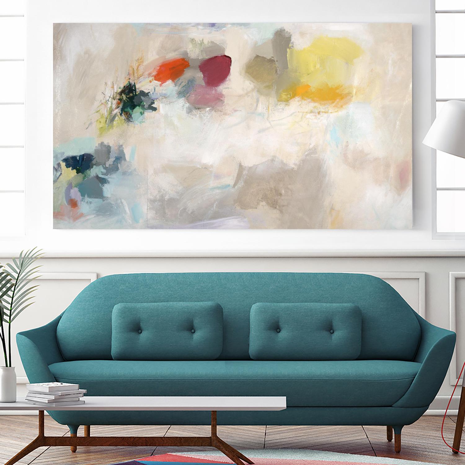 Duration by Daleno Art on GIANT ART - orange abstract abstrait