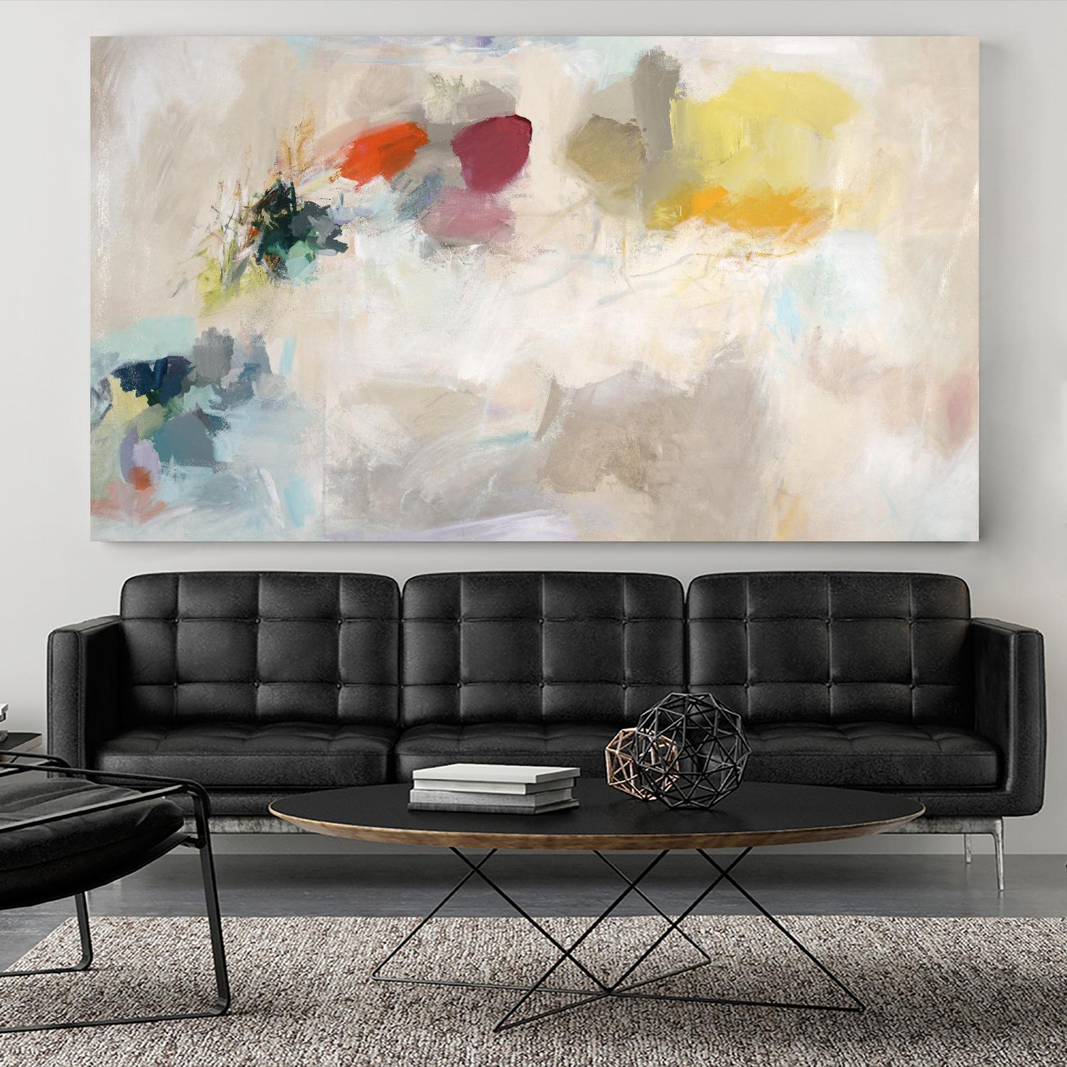 Duration by Daleno Art on GIANT ART - orange abstract abstrait