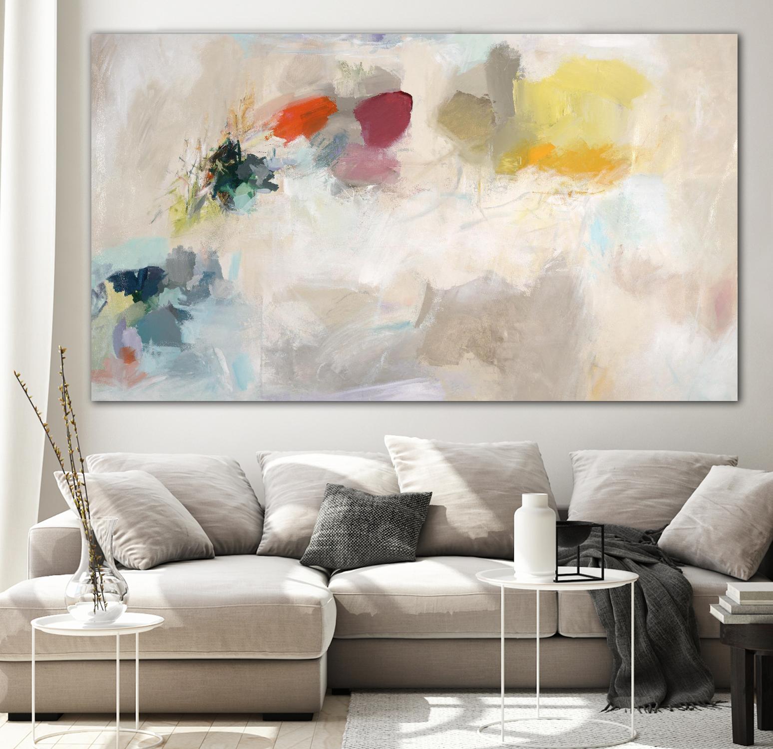 Duration by Daleno Art on GIANT ART - orange abstract abstrait