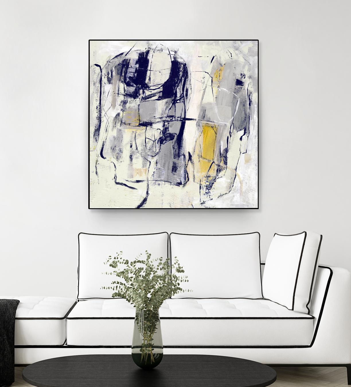 Dream Wrestling by Daleno Art on GIANT ART - blue abstract abstrait