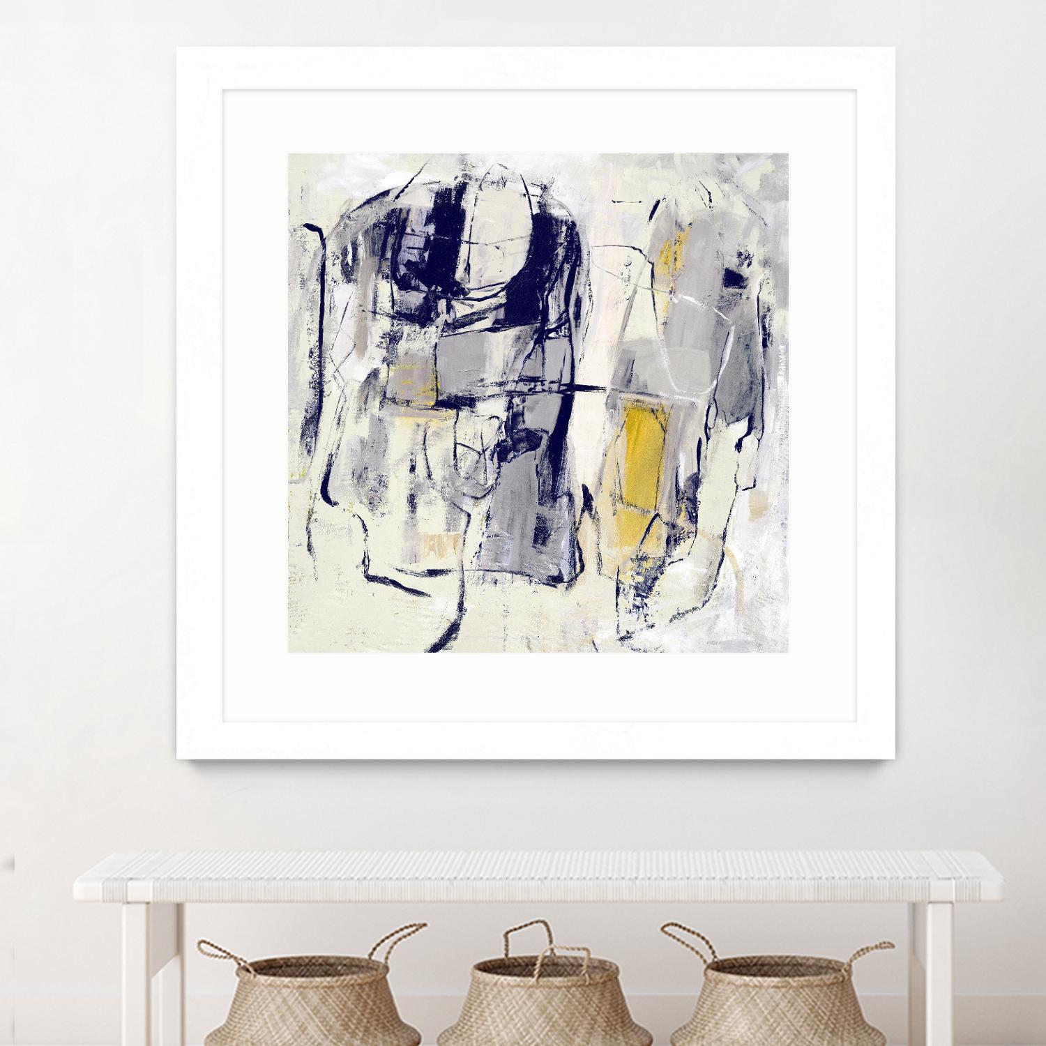 Dream Wrestling by Daleno Art on GIANT ART - blue abstract abstrait