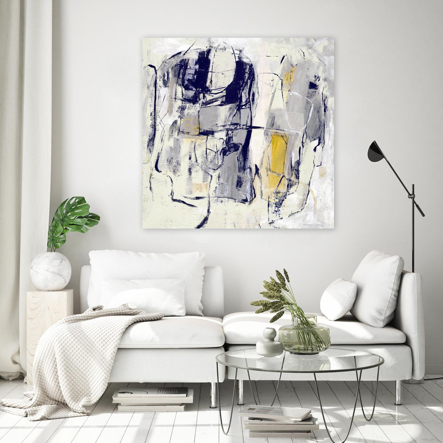 Dream Wrestling by Daleno Art on GIANT ART - blue abstract abstrait