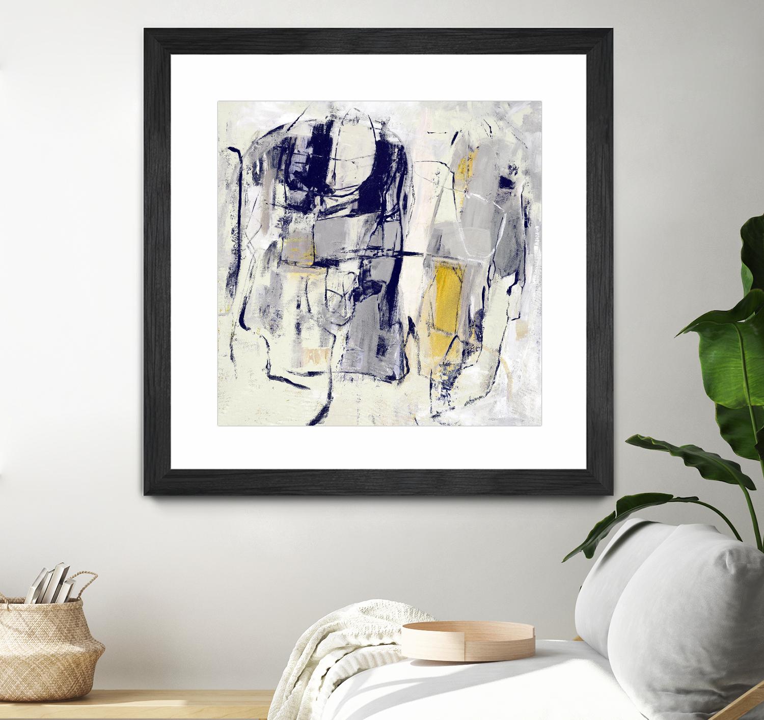 Dream Wrestling by Daleno Art on GIANT ART - blue abstract abstrait