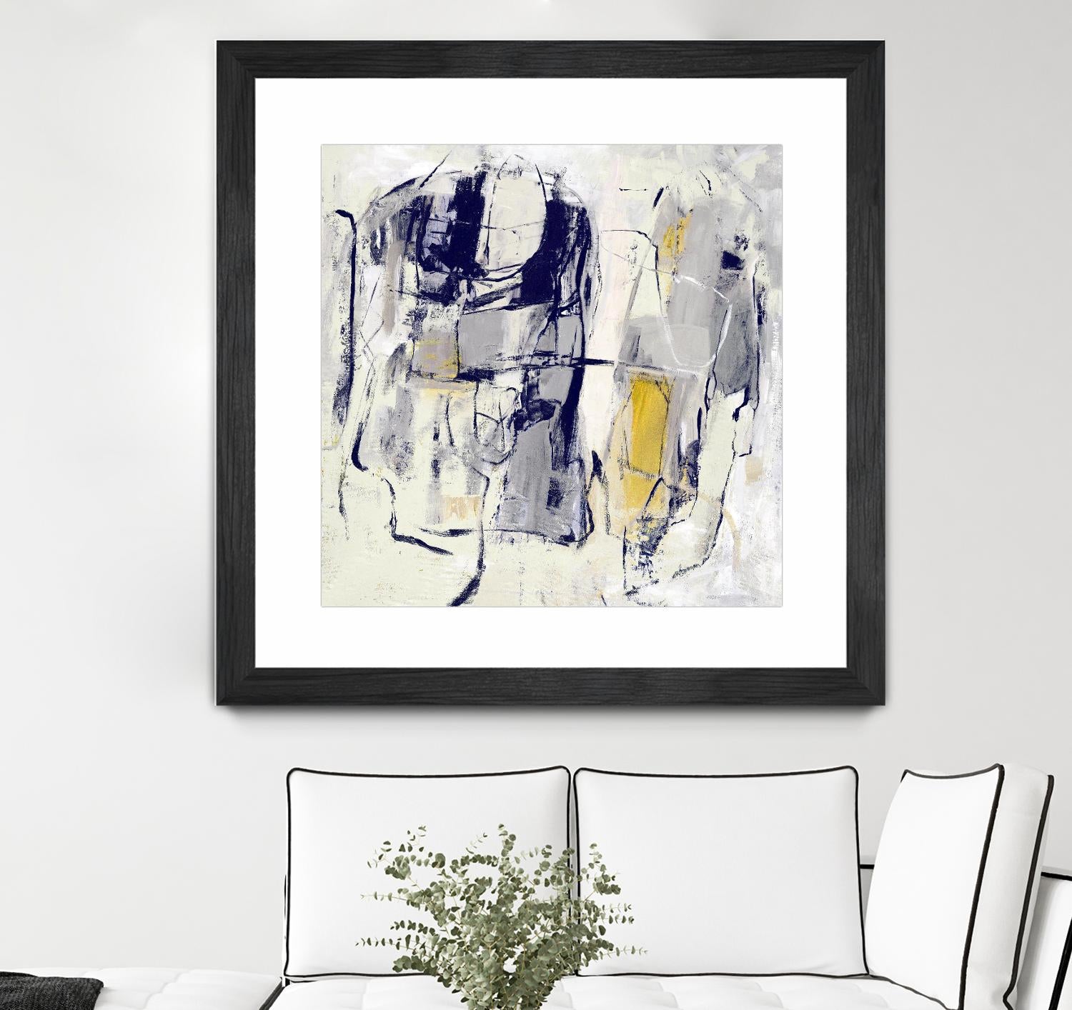 Dream Wrestling by Daleno Art on GIANT ART - blue abstract abstrait