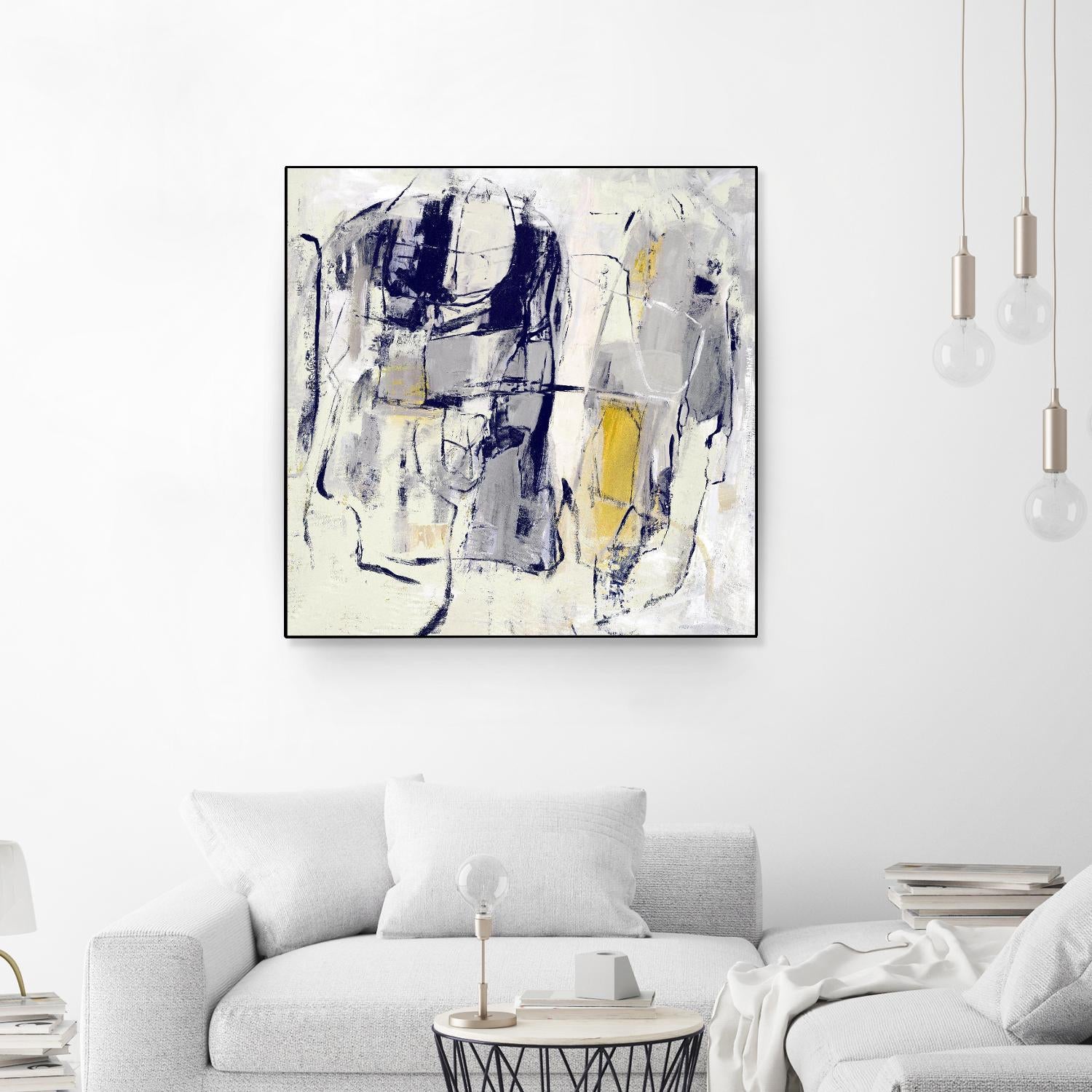 Dream Wrestling by Daleno Art on GIANT ART - blue abstract abstrait